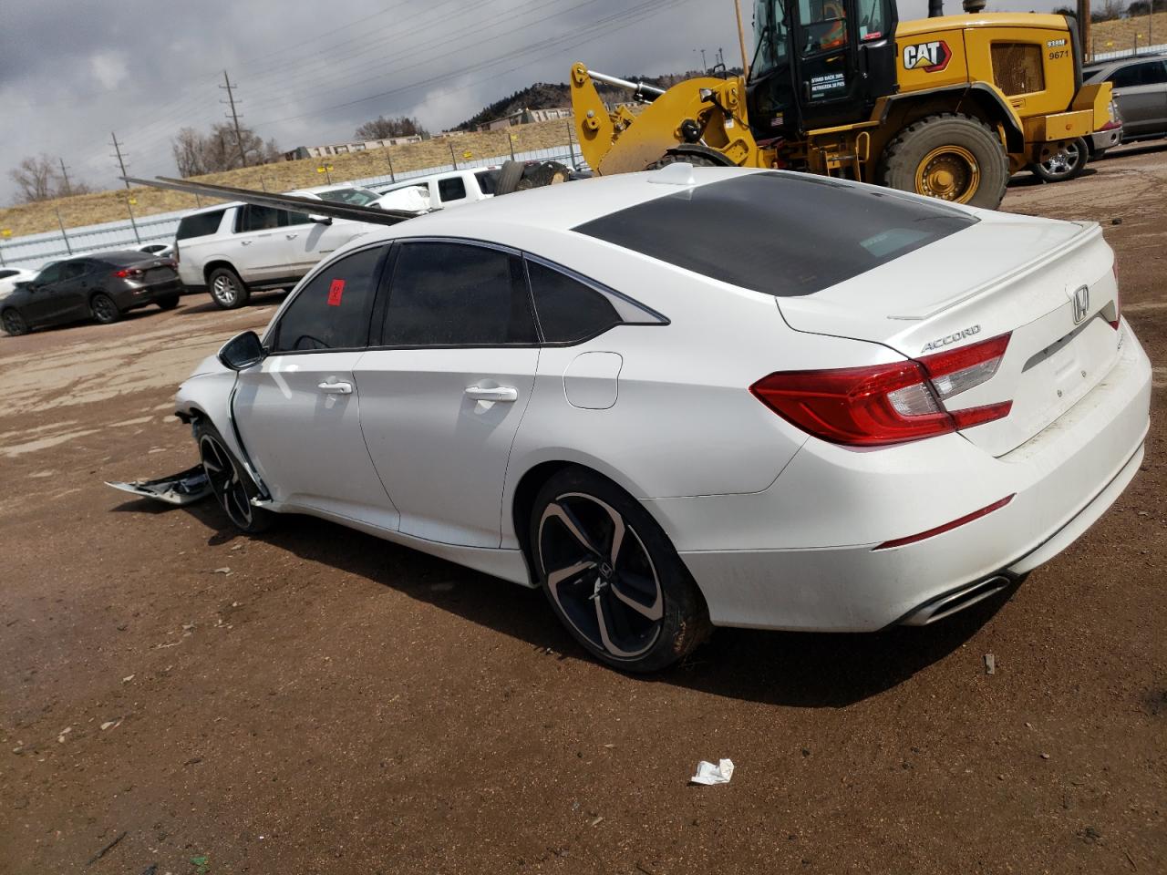 2019 Honda Accord Sport White vin: 1HGCV1F31KA117803