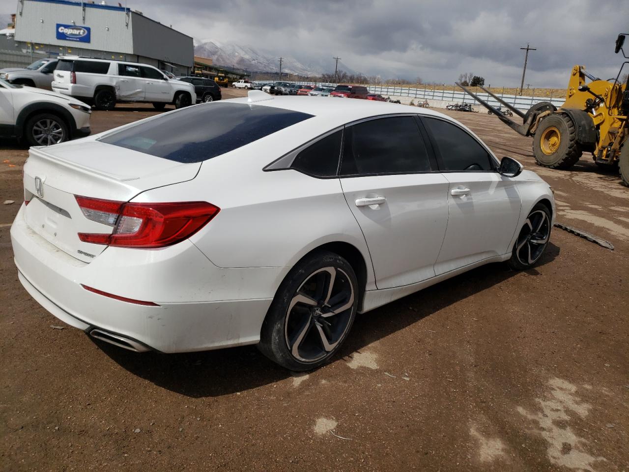 2019 Honda Accord Sport White vin: 1HGCV1F31KA117803