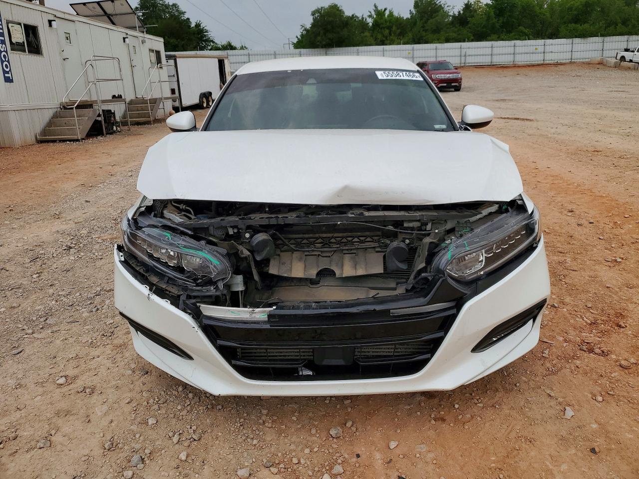 2019 Honda Accord Sport White vin: 1HGCV1F31KA117803