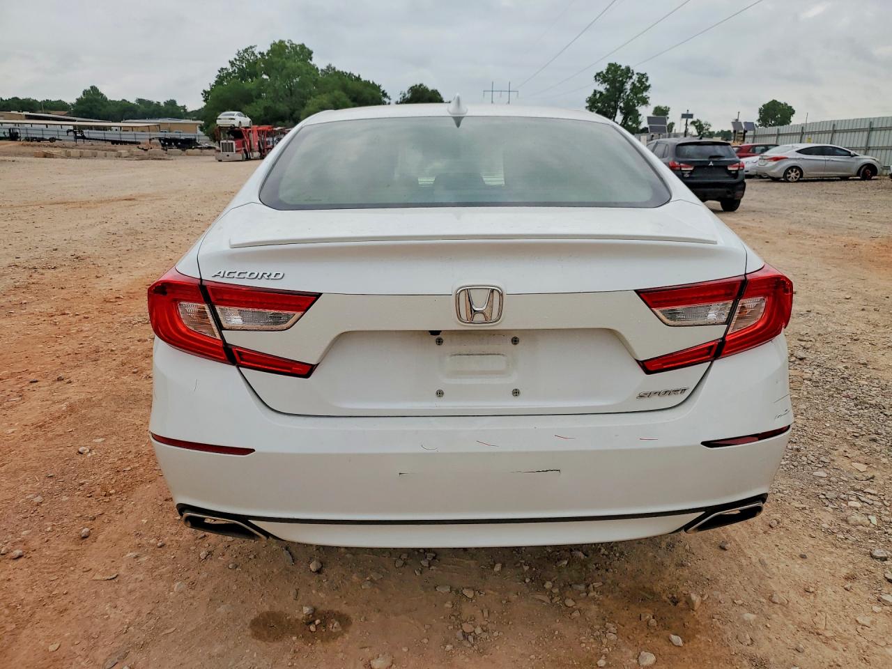 2019 Honda Accord Sport White vin: 1HGCV1F31KA117803