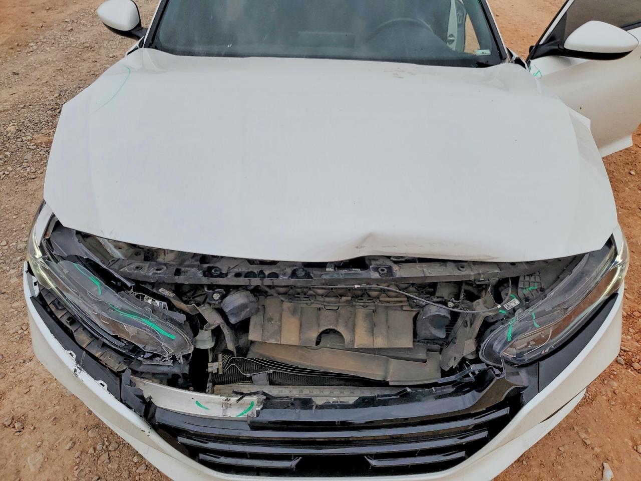 2019 Honda Accord Sport White vin: 1HGCV1F31KA117803