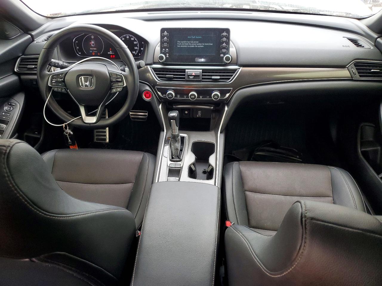 2019 Honda Accord Sport White vin: 1HGCV1F31KA117803