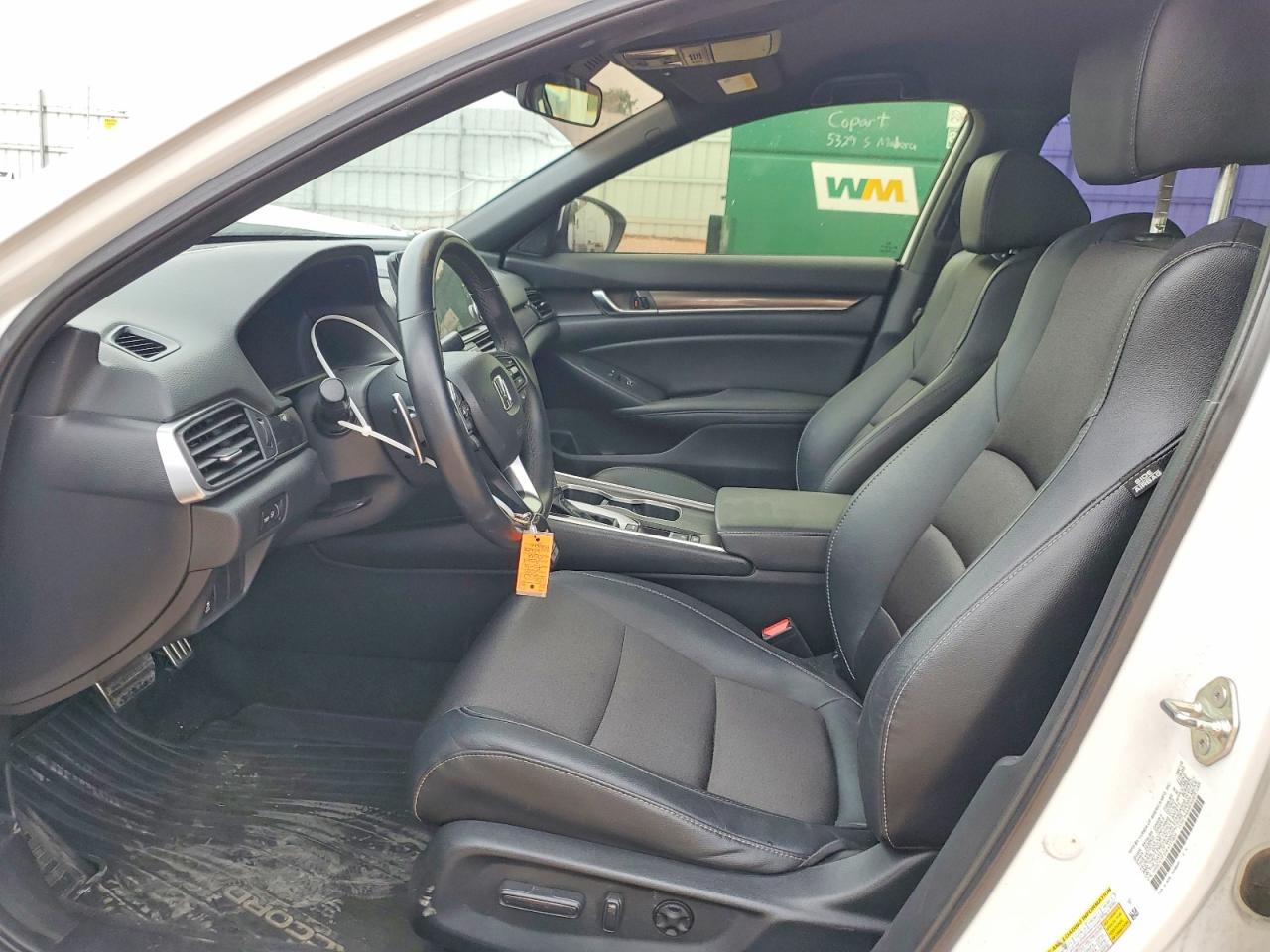 2019 Honda Accord Sport White vin: 1HGCV1F31KA117803