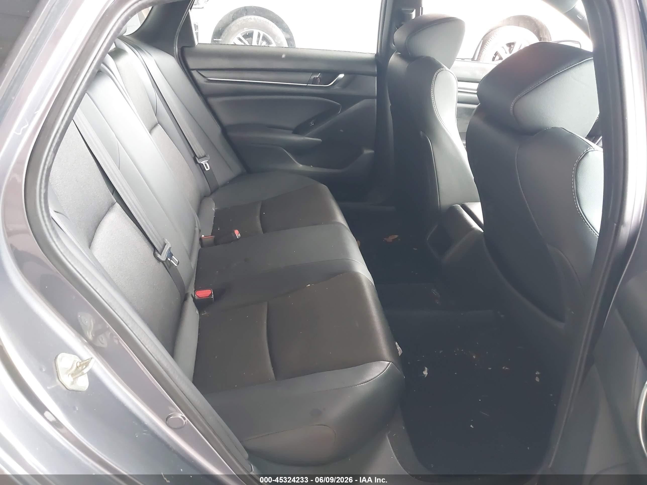 2019 Honda Accord Sport Серый vin: 1HGCV1F31KA153295