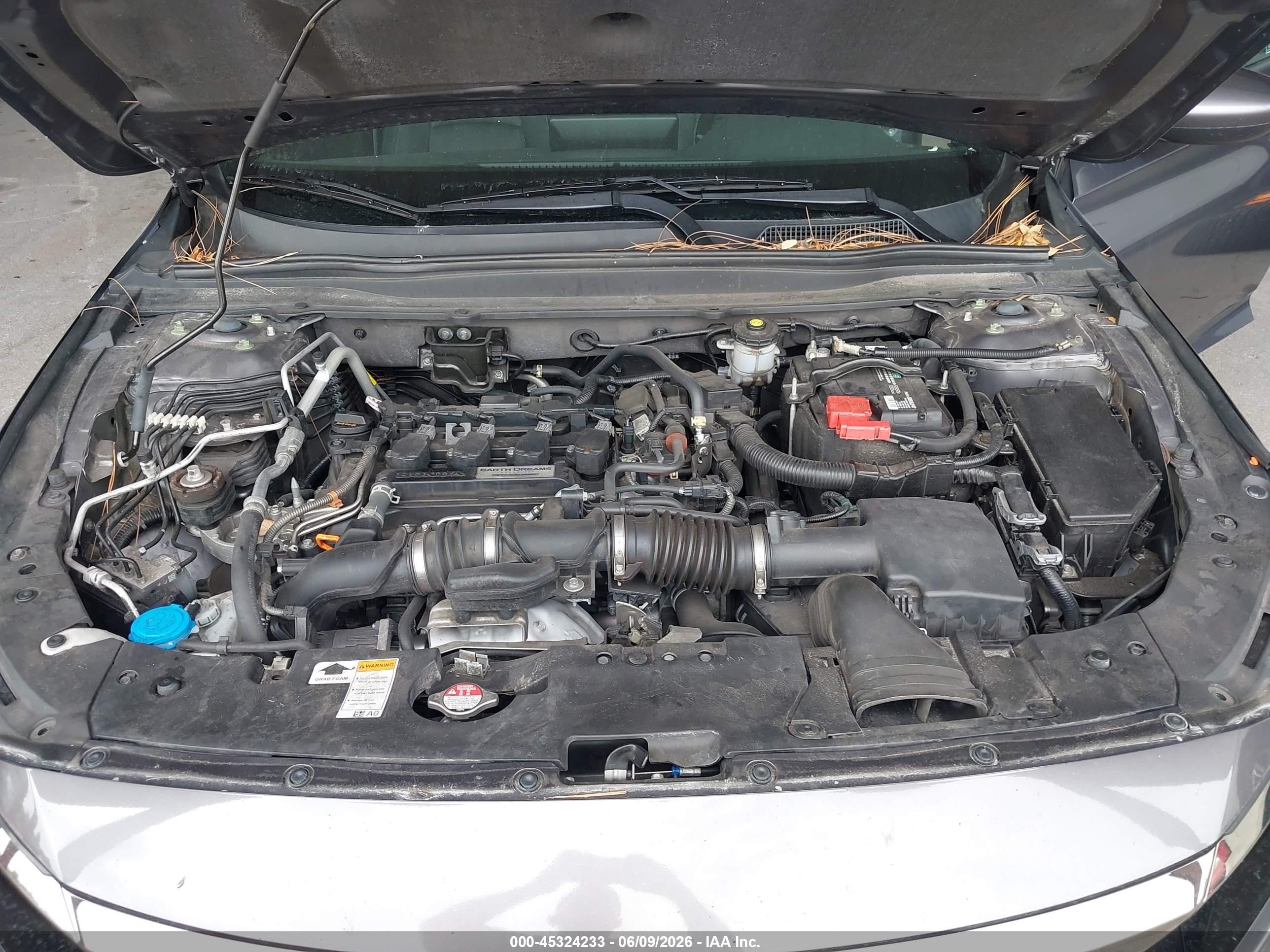 2019 Honda Accord Sport Серый vin: 1HGCV1F31KA153295