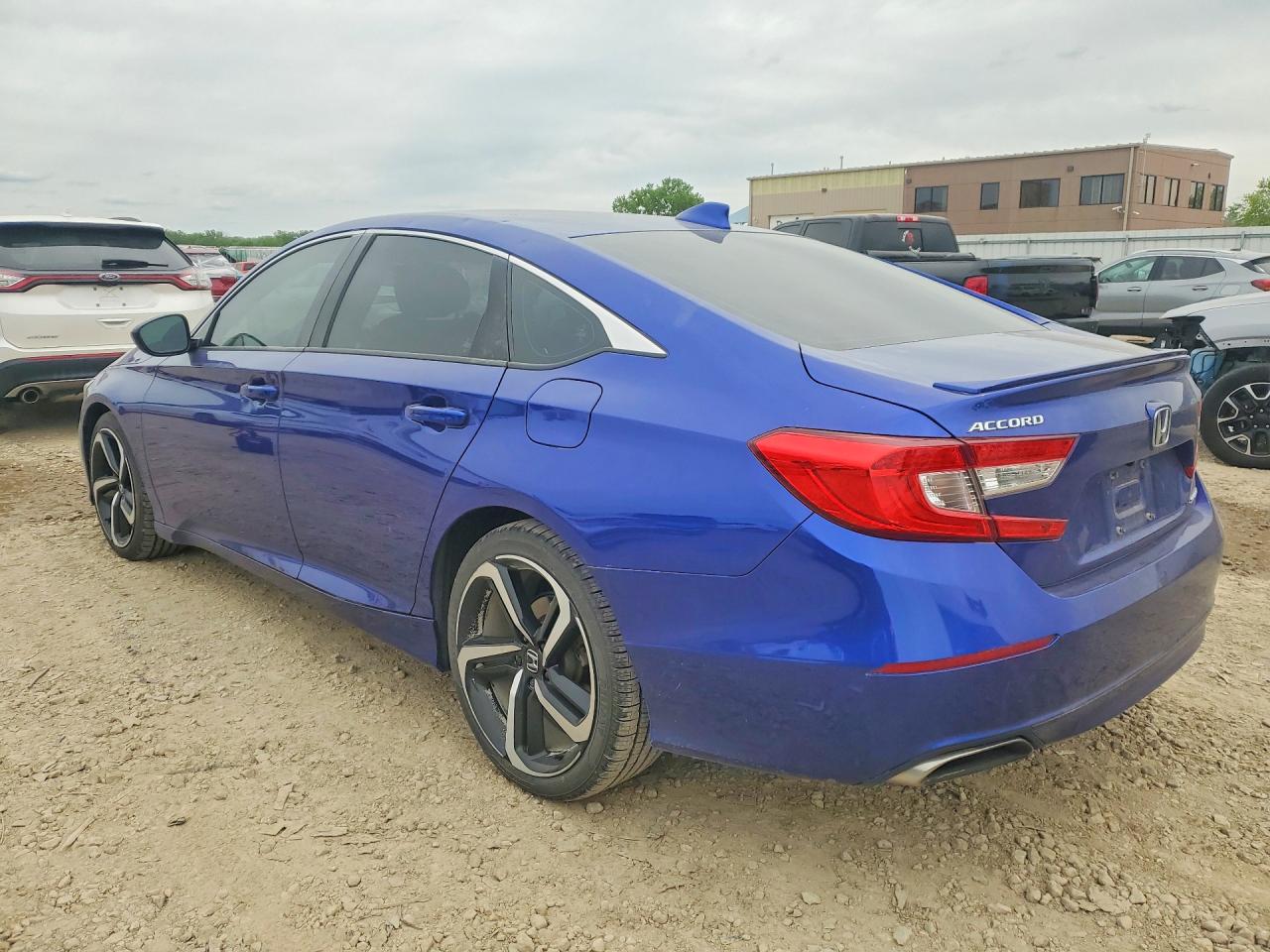 2020 Honda Accord Sport Blue vin: 1HGCV1F31LA145697