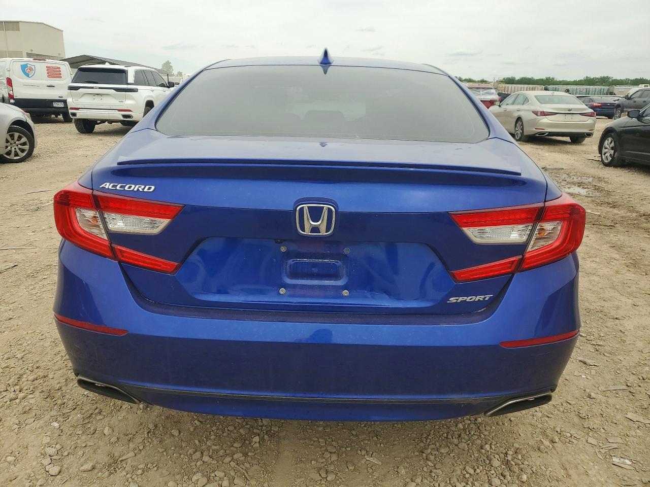 2020 Honda Accord Sport Blue vin: 1HGCV1F31LA145697