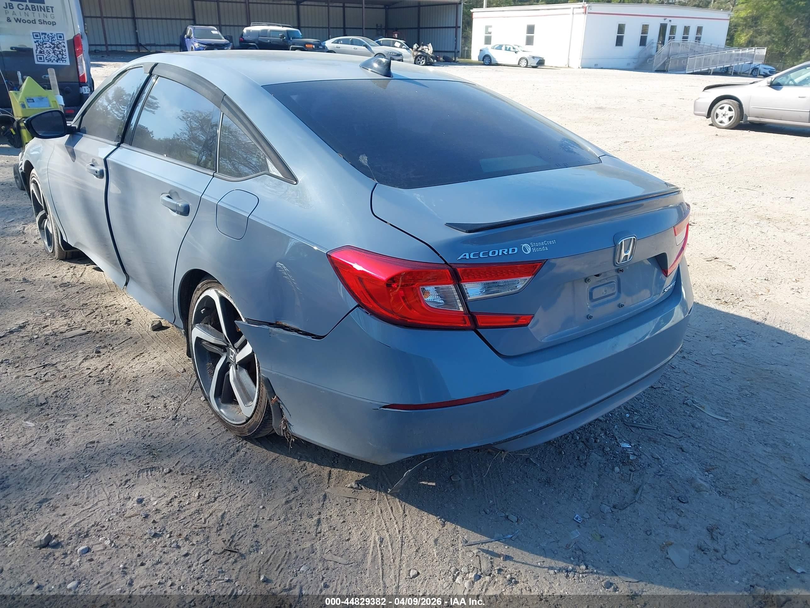 2021 Honda Accord Sport Gray vin: 1HGCV1F31MA032074