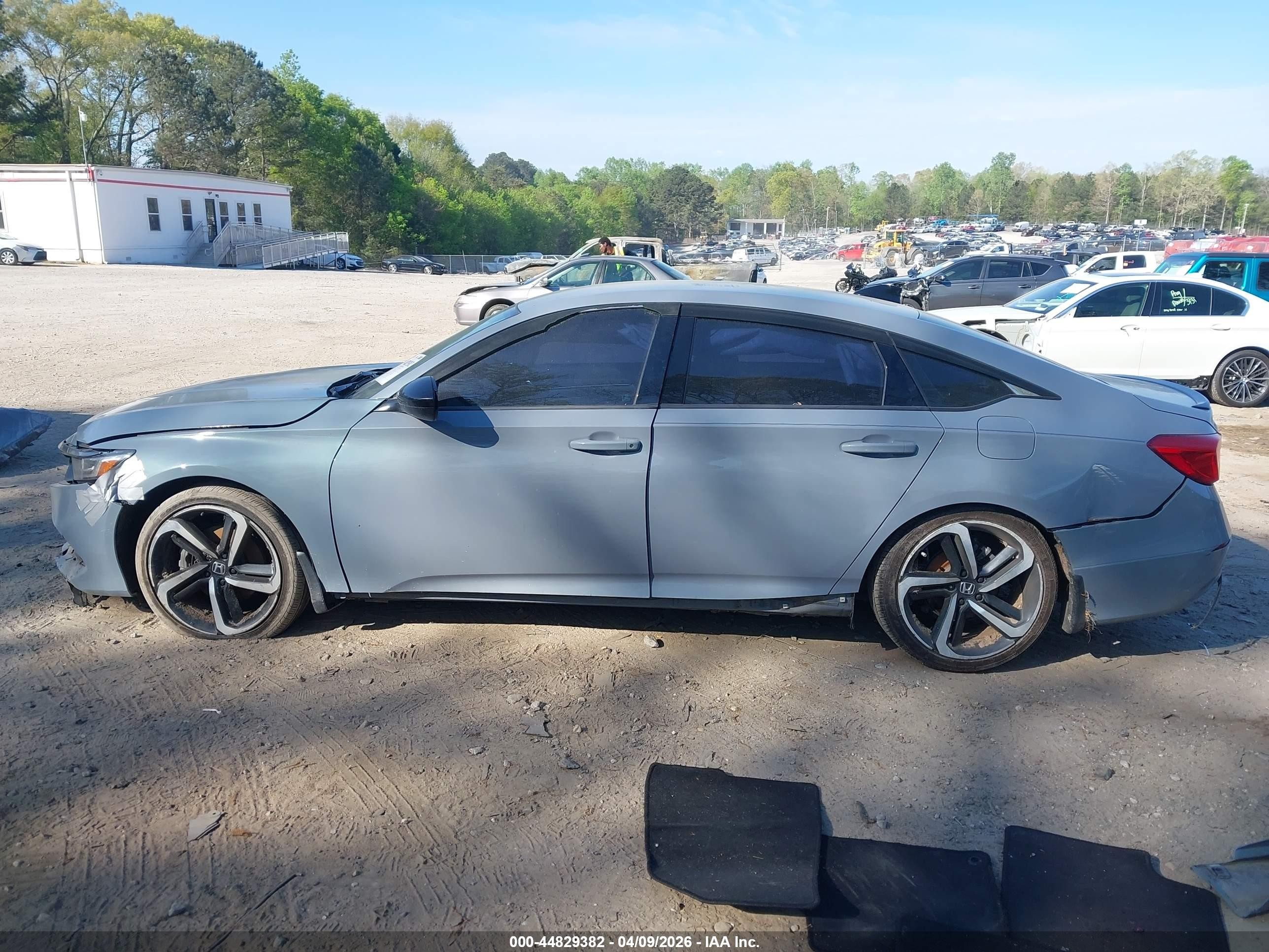 2021 Honda Accord Sport Gray vin: 1HGCV1F31MA032074
