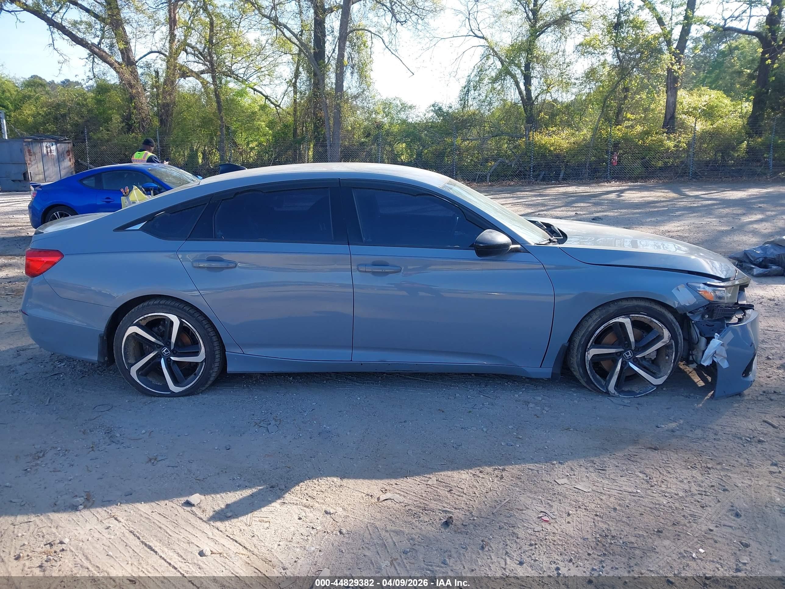 2021 Honda Accord Sport Gray vin: 1HGCV1F31MA032074