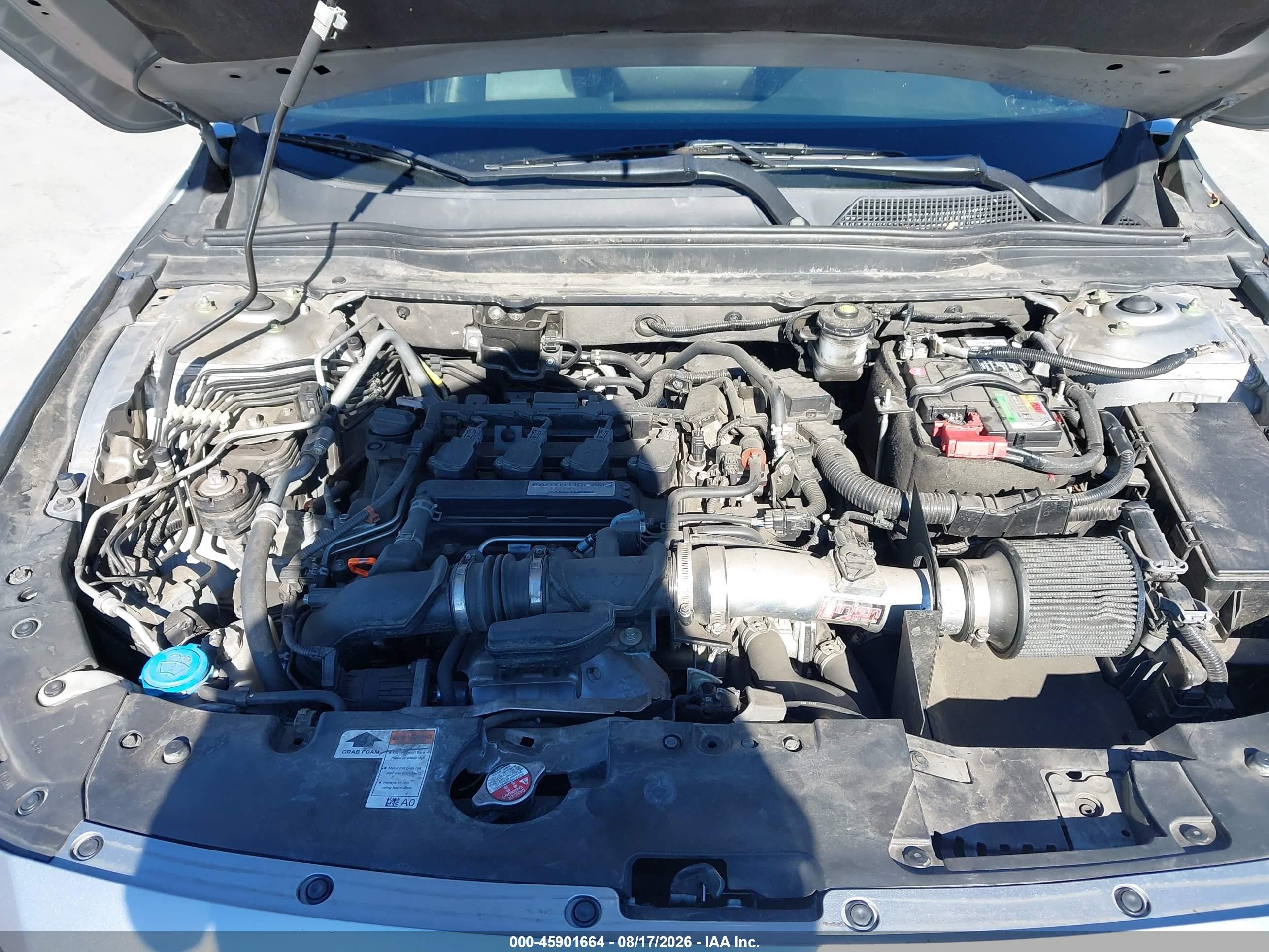 2018 Honda Accord Sport Silver vin: 1HGCV1F32JA001105