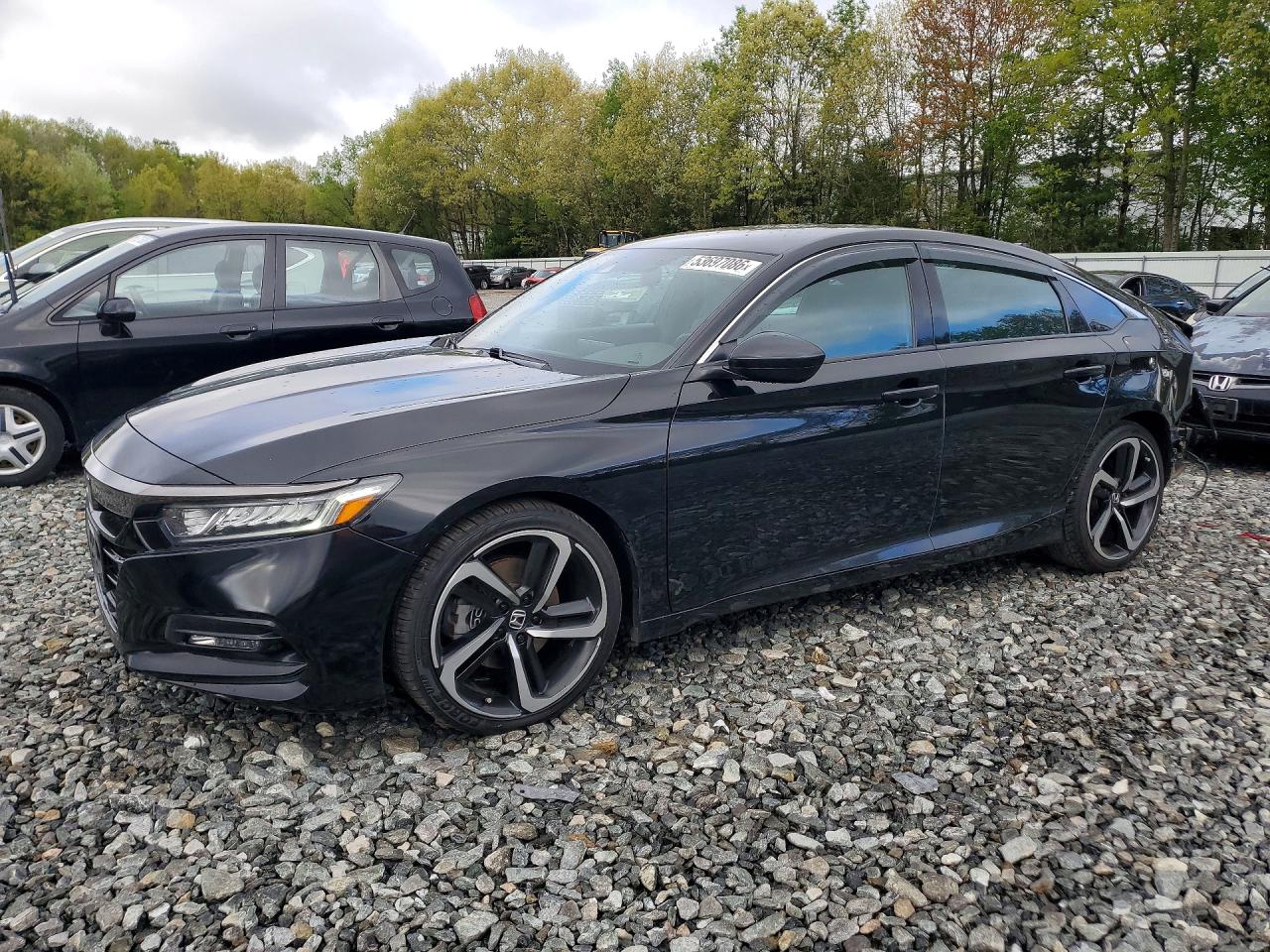 2018 Honda Accord Sport Black vin: 1HGCV1F32JA091887