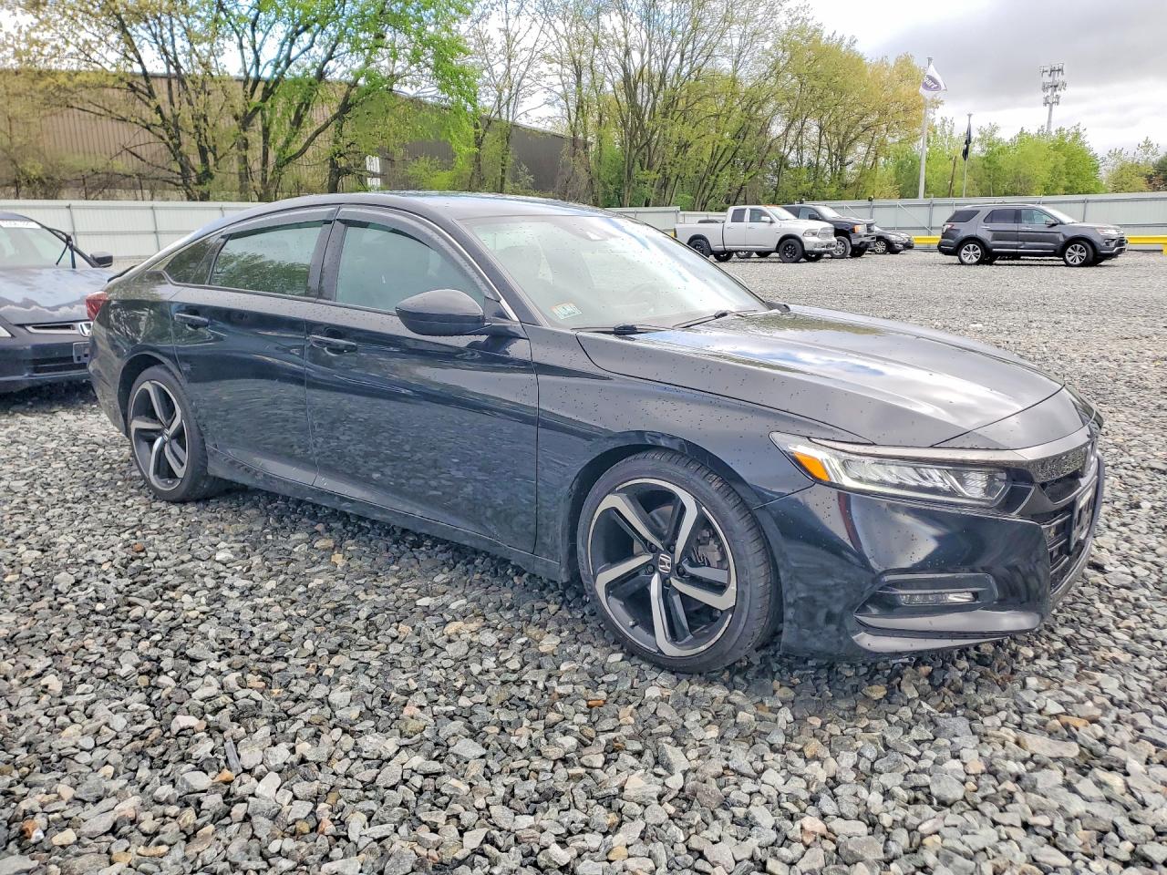 2018 Honda Accord Sport Black vin: 1HGCV1F32JA091887