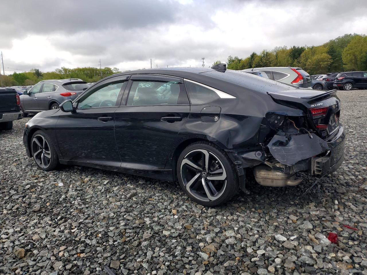 2018 Honda Accord Sport Black vin: 1HGCV1F32JA091887