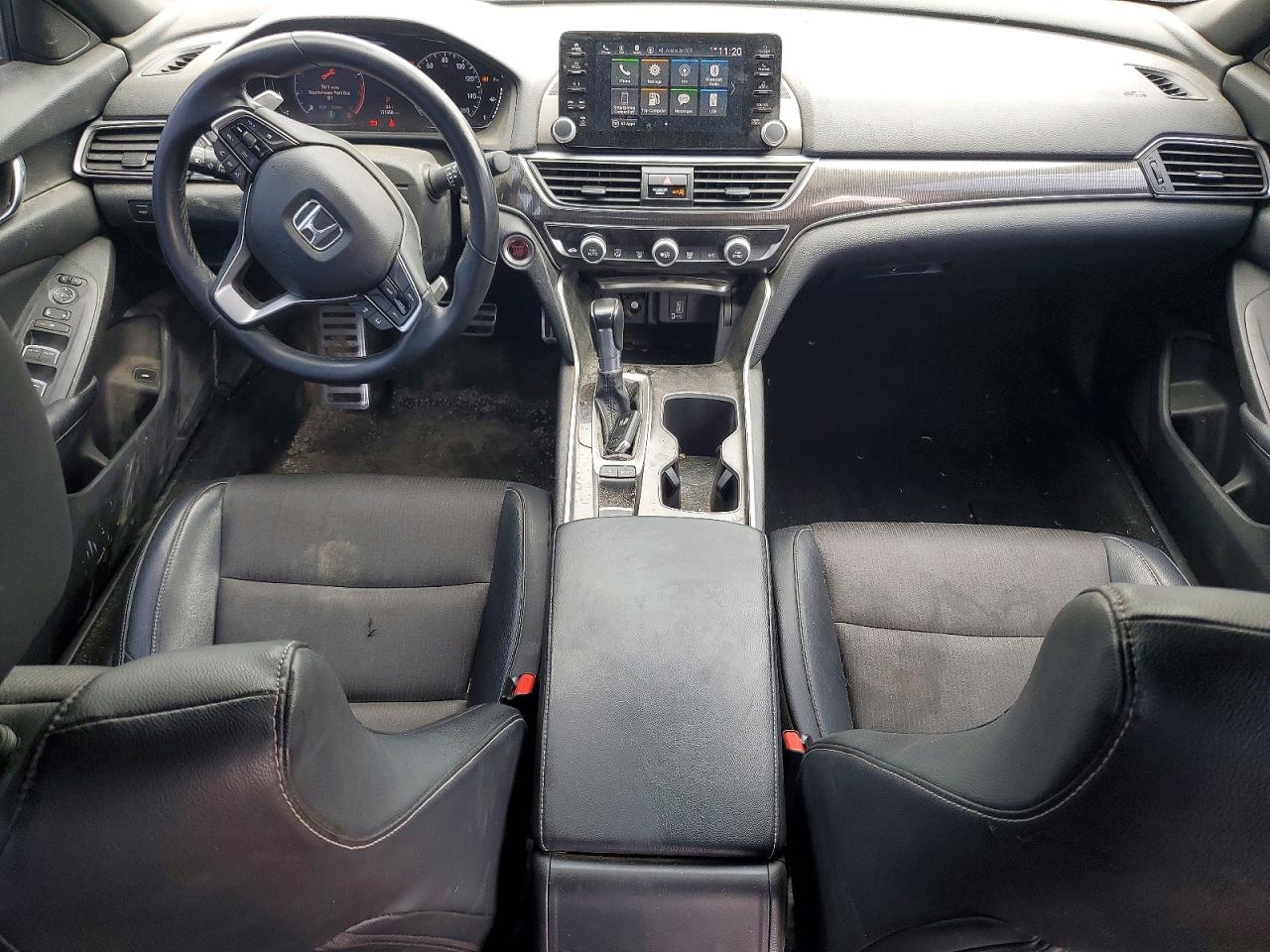 2018 Honda Accord Sport White vin: 1HGCV1F32JA184523