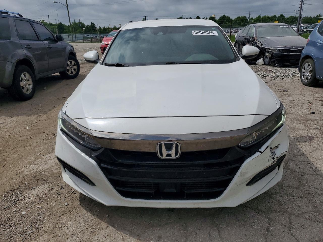 2018 Honda Accord Sport White vin: 1HGCV1F32JA184523