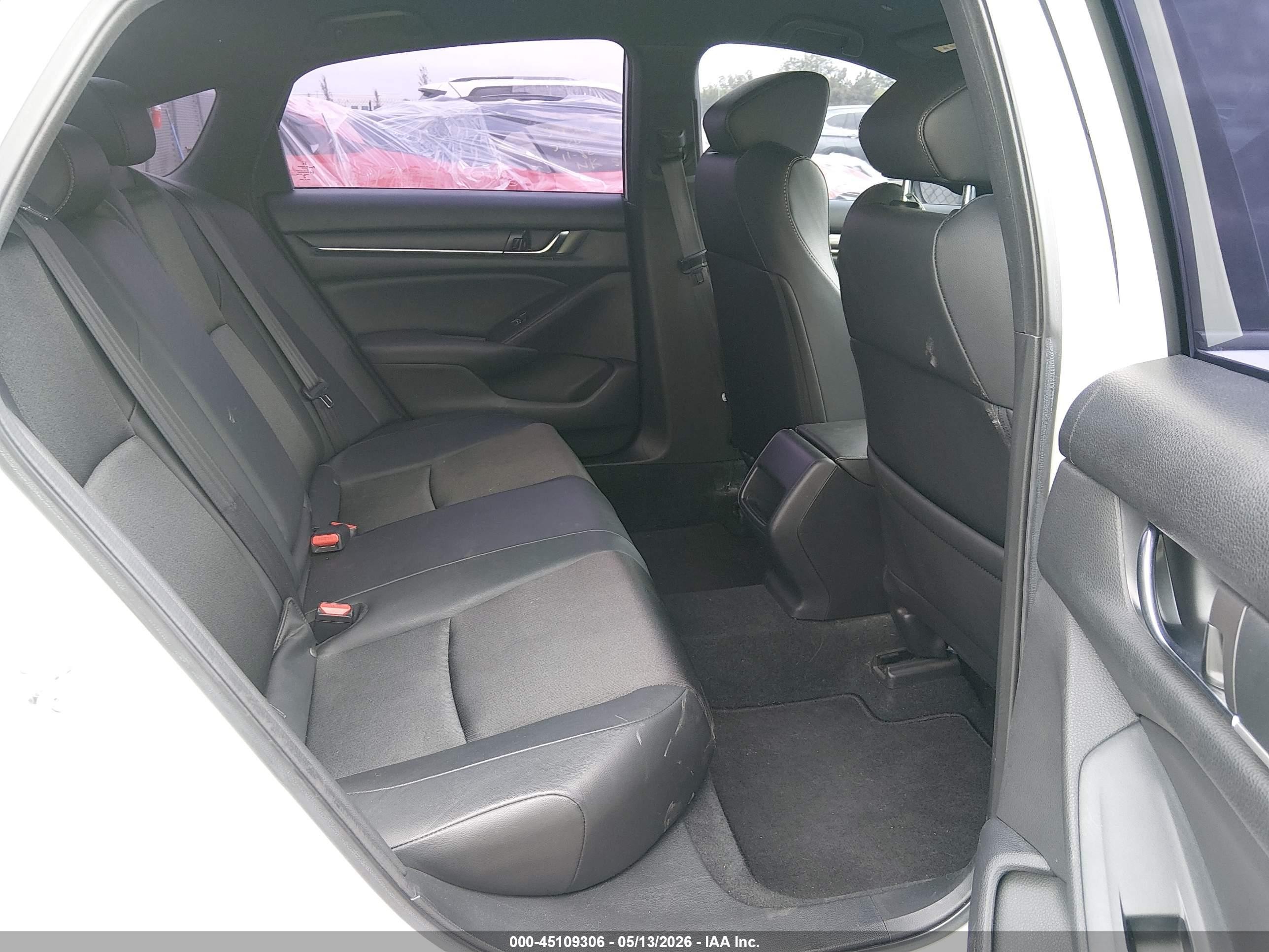 2019 Honda Accord Sport White vin: 1HGCV1F32KA086318