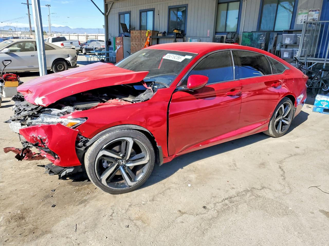 2020 Honda Accord Sport Красный vin: 1HGCV1F32LA097725