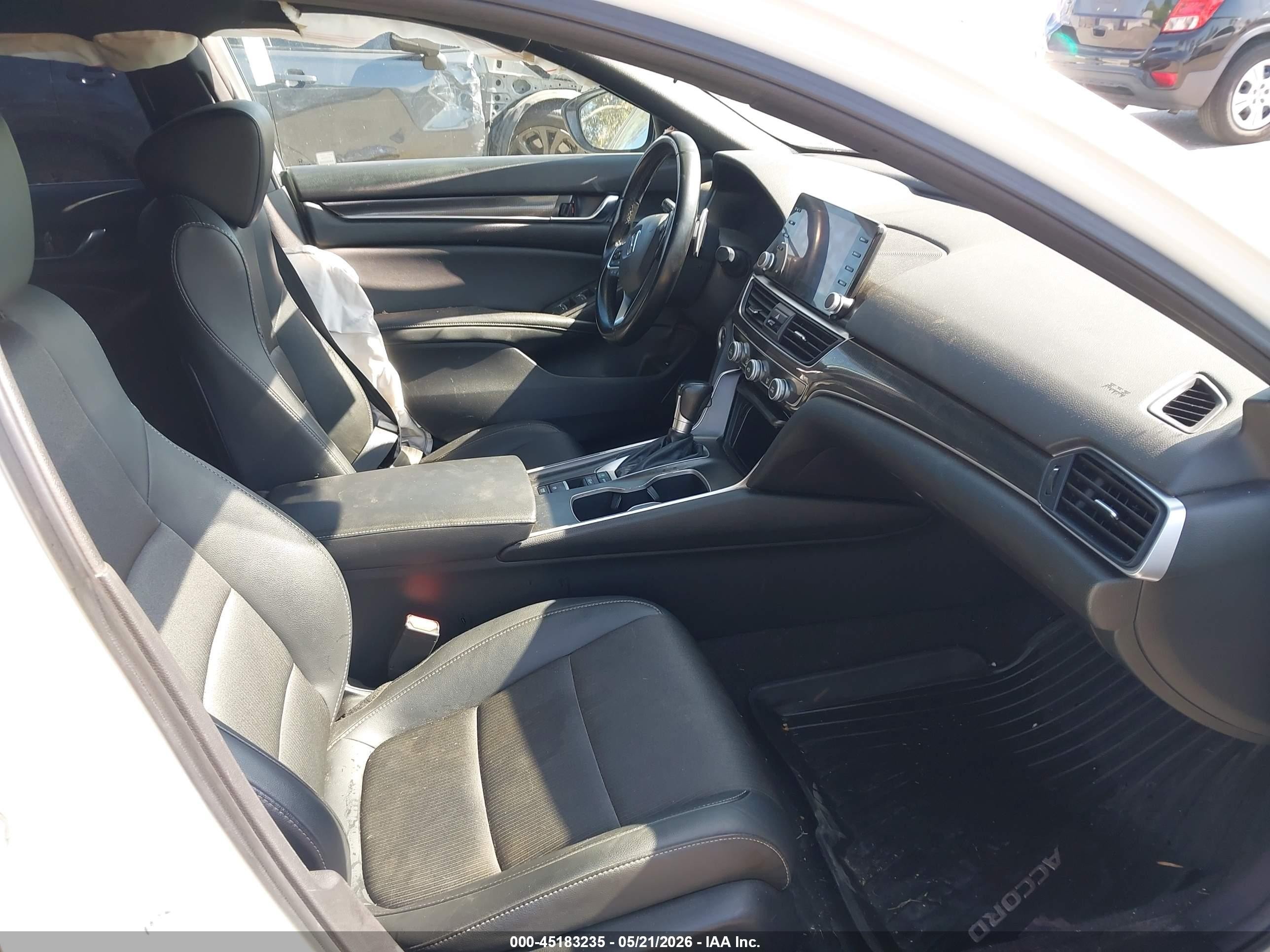 2021 Honda Accord Sport White vin: 1HGCV1F32MA046940