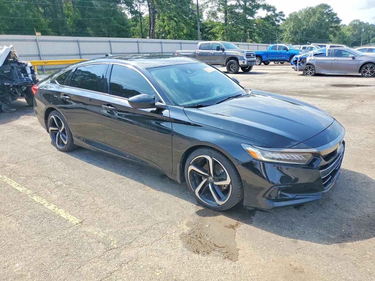 2022 Honda Accord Sport Black vin: 1HGCV1F32NA039844