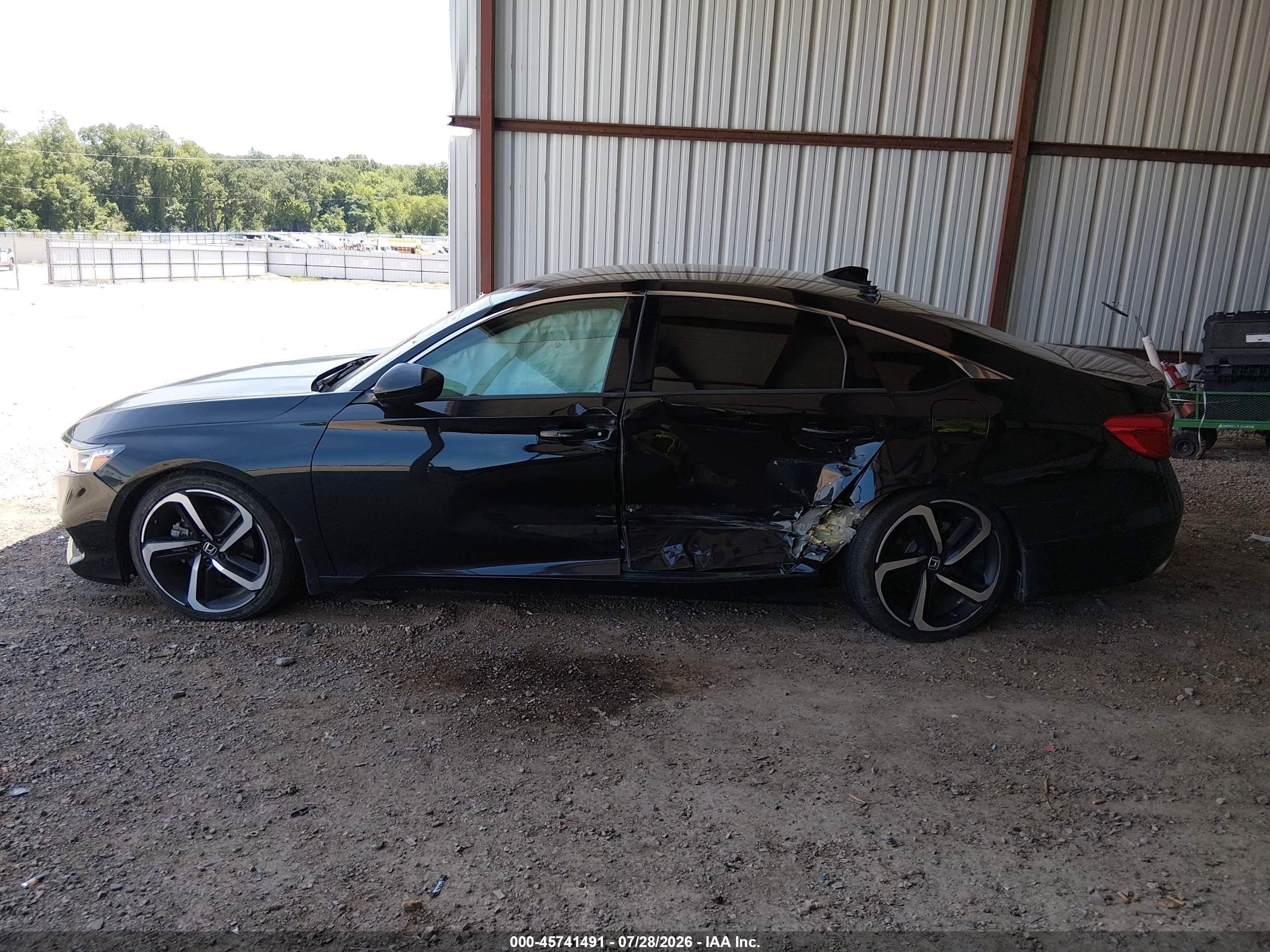 2022 Honda Accord Sport Black vin: 1HGCV1F32NA097047