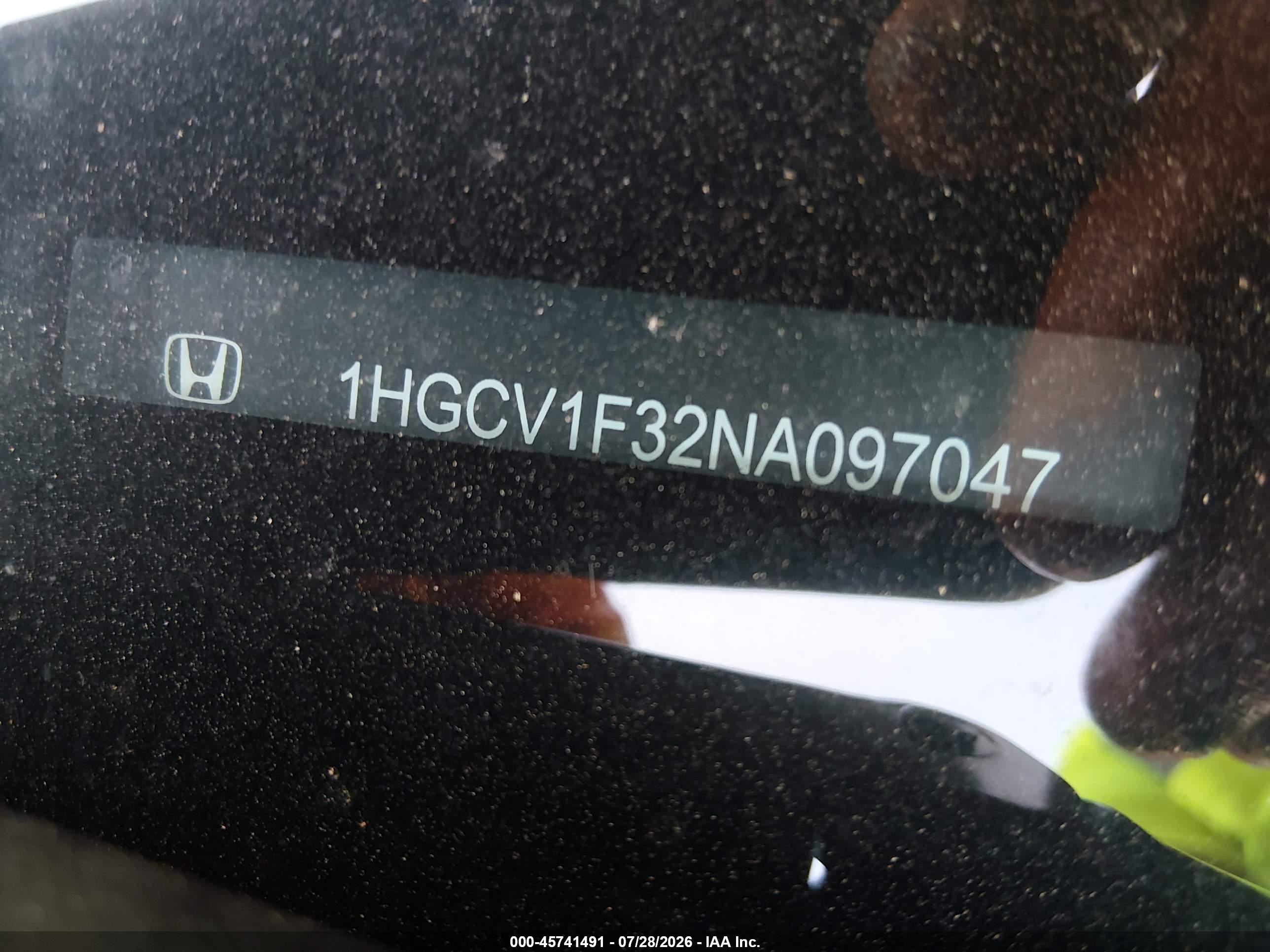2022 Honda Accord Sport Black vin: 1HGCV1F32NA097047