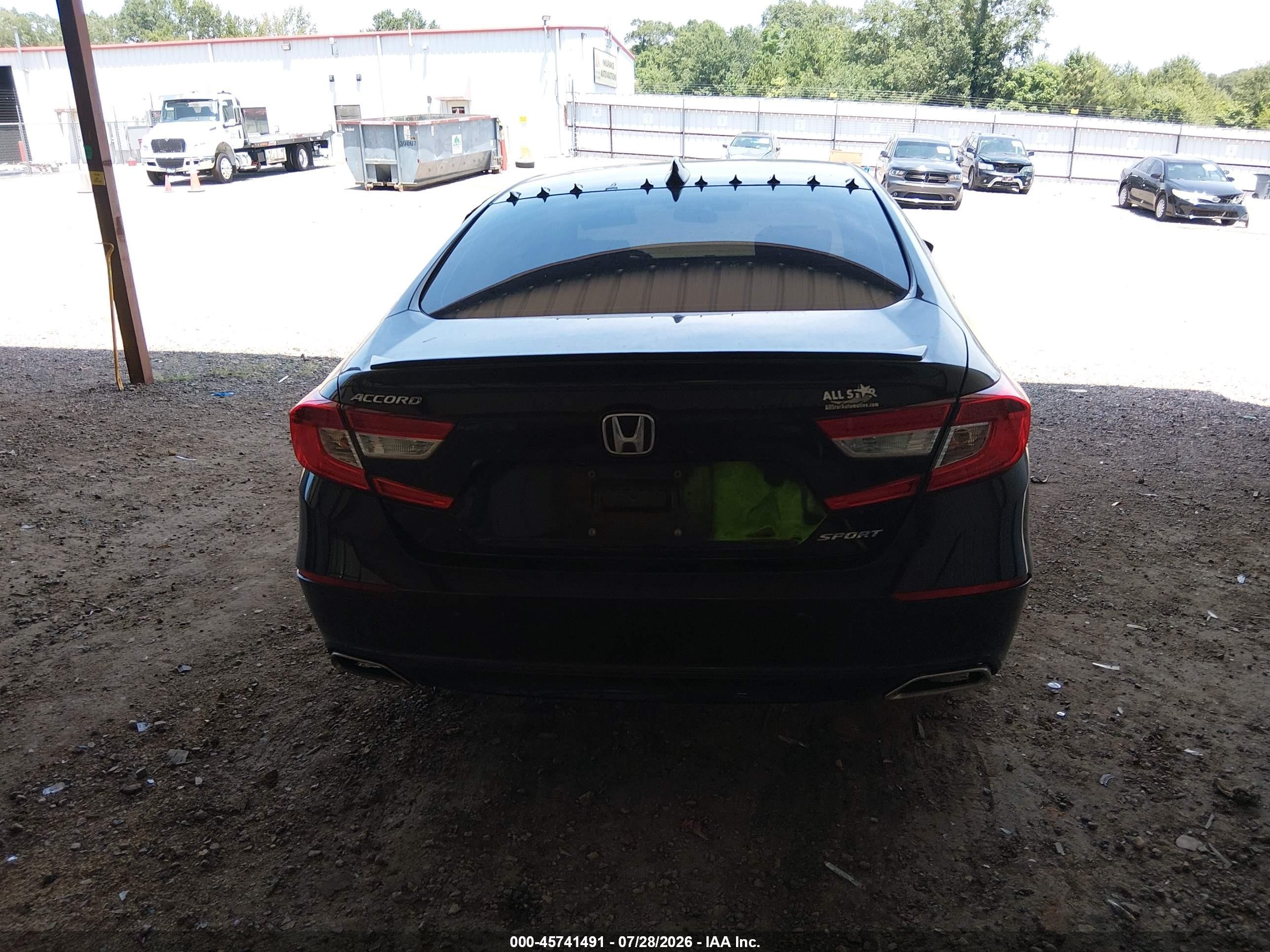 2022 Honda Accord Sport Black vin: 1HGCV1F32NA097047