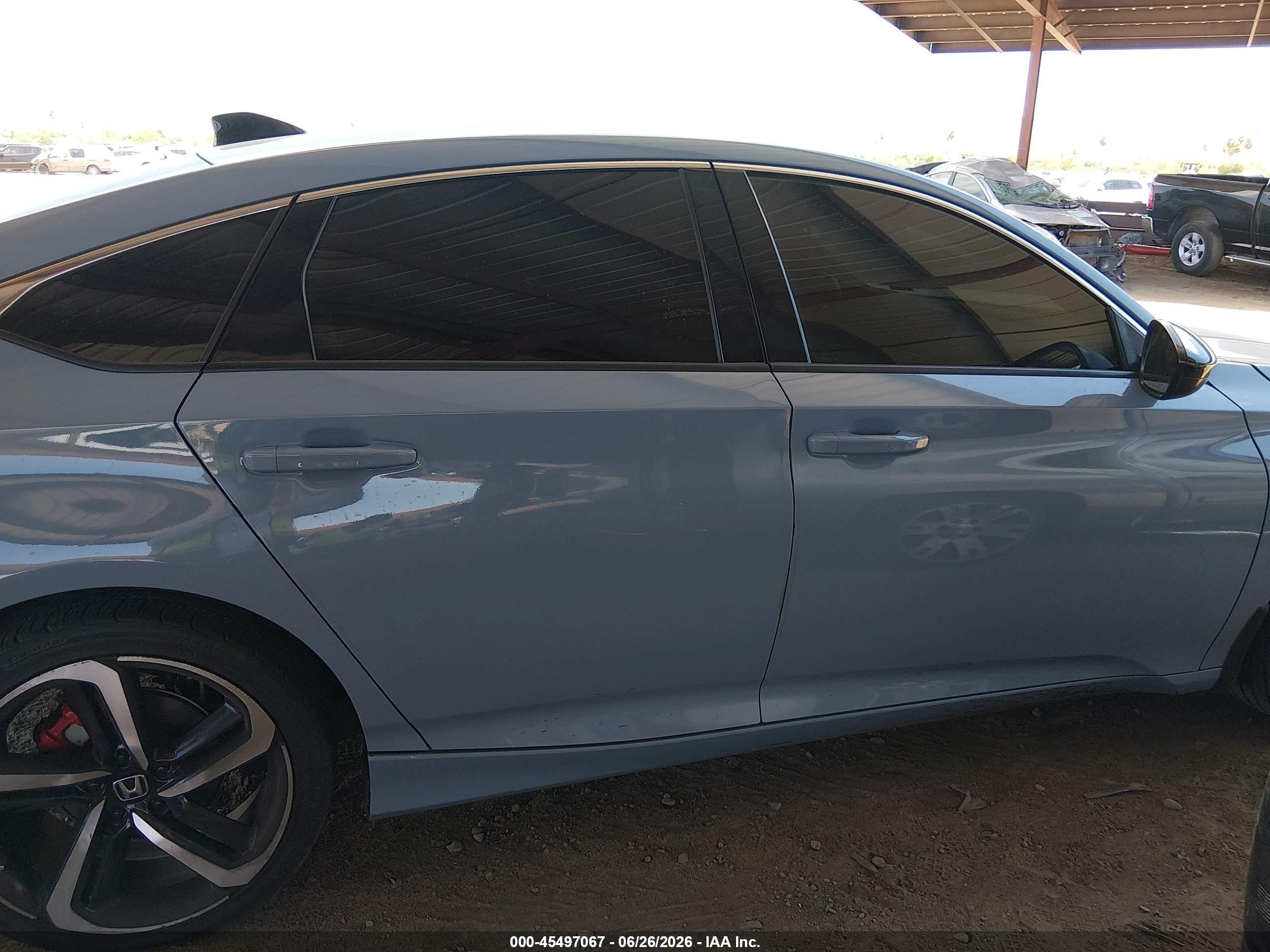2022 Honda Accord Sport Gray vin: 1HGCV1F32NA121153