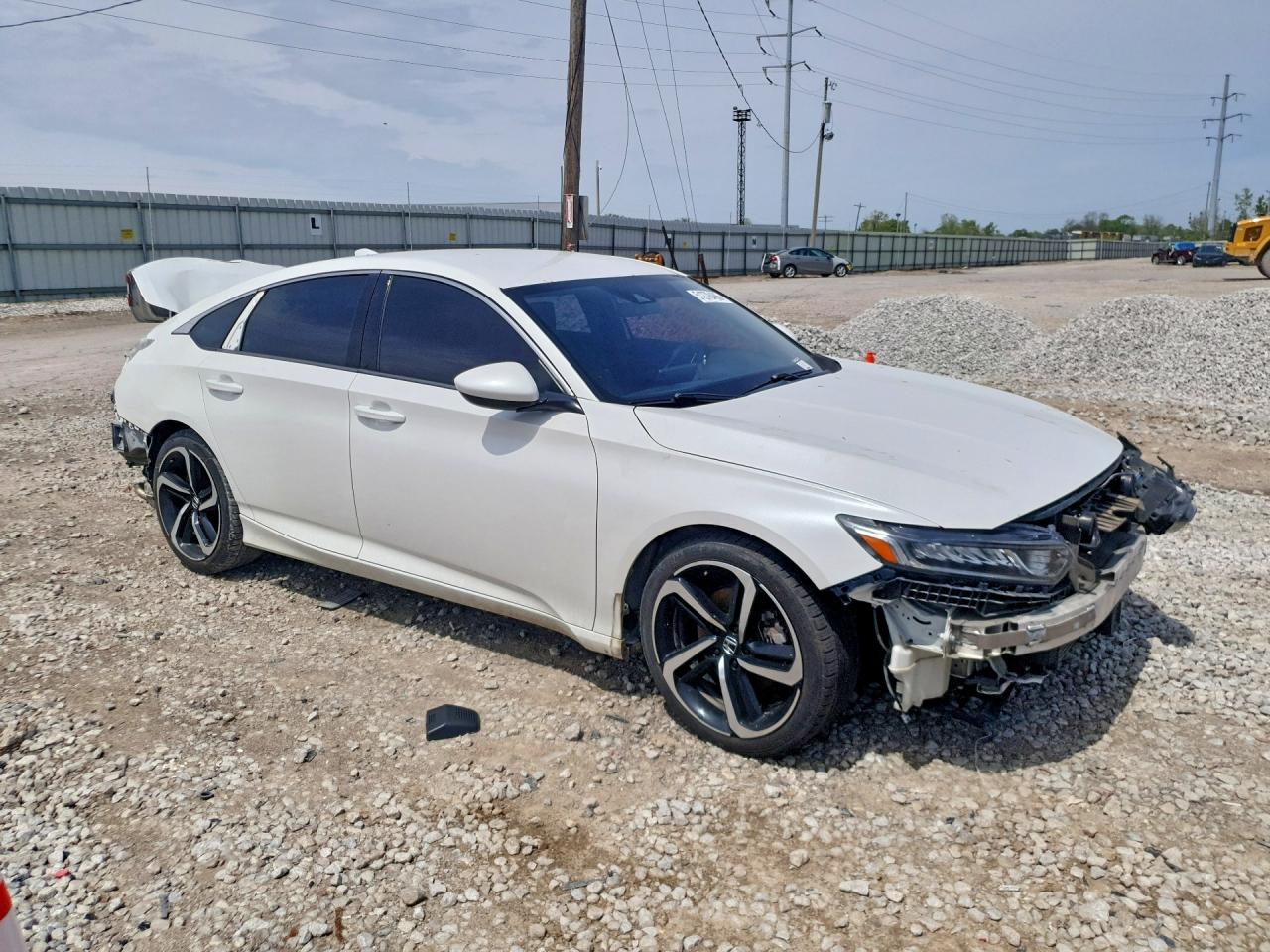 2019 Honda Accord Sport White vin: 1HGCV1F33KA126471