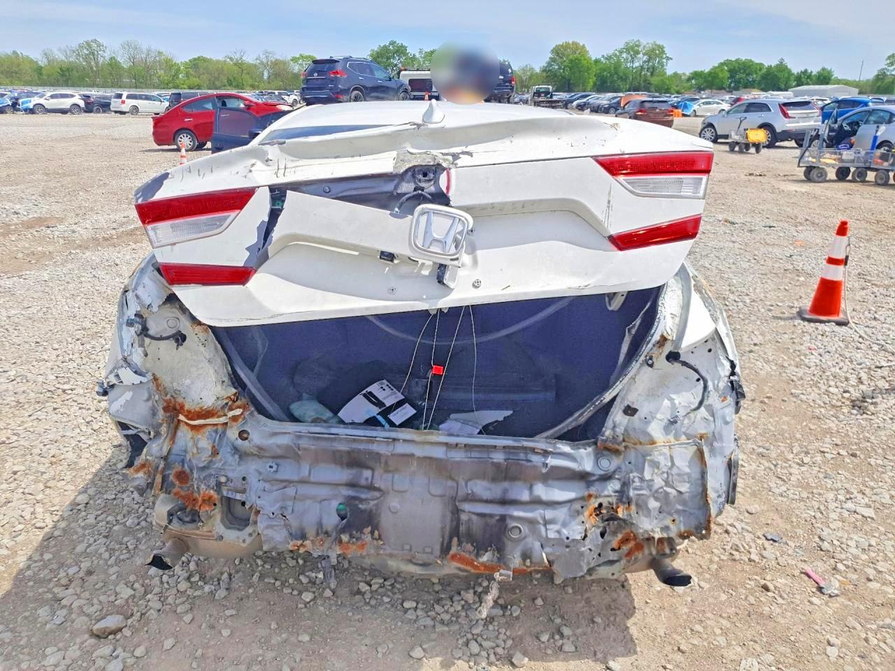 2019 Honda Accord Sport White vin: 1HGCV1F33KA126471