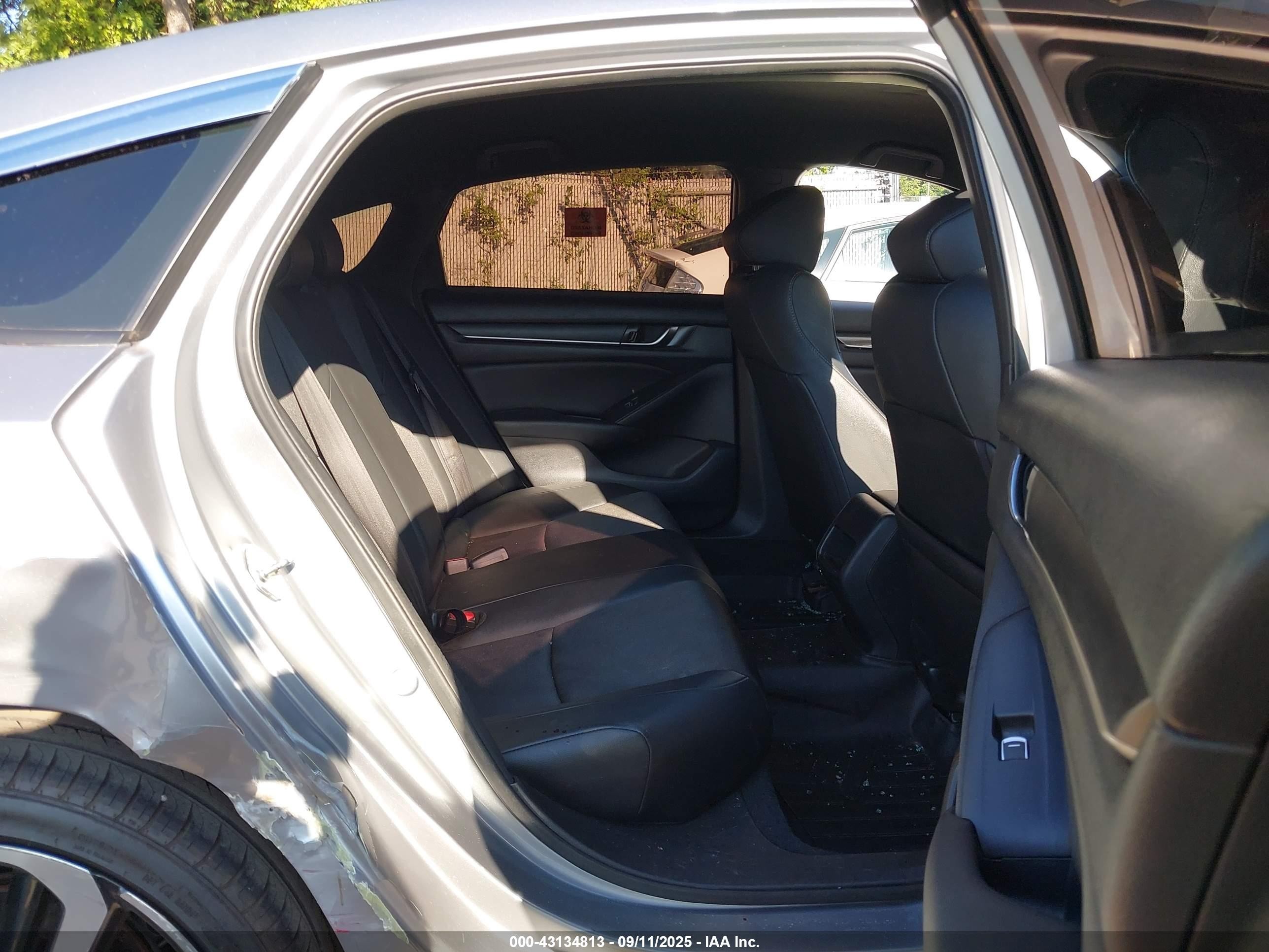 2019 Honda Accord Sport Серый vin: 1HGCV1F33KA145974