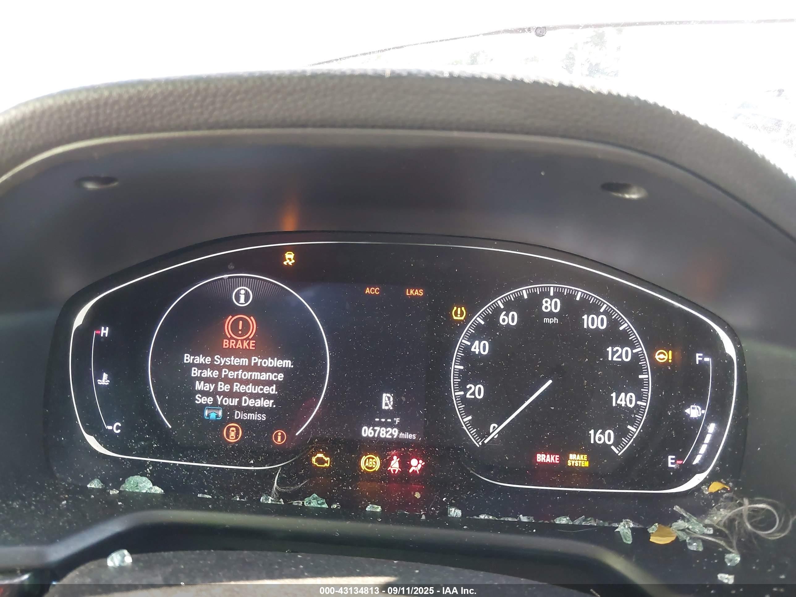 2019 Honda Accord Sport Серый vin: 1HGCV1F33KA145974