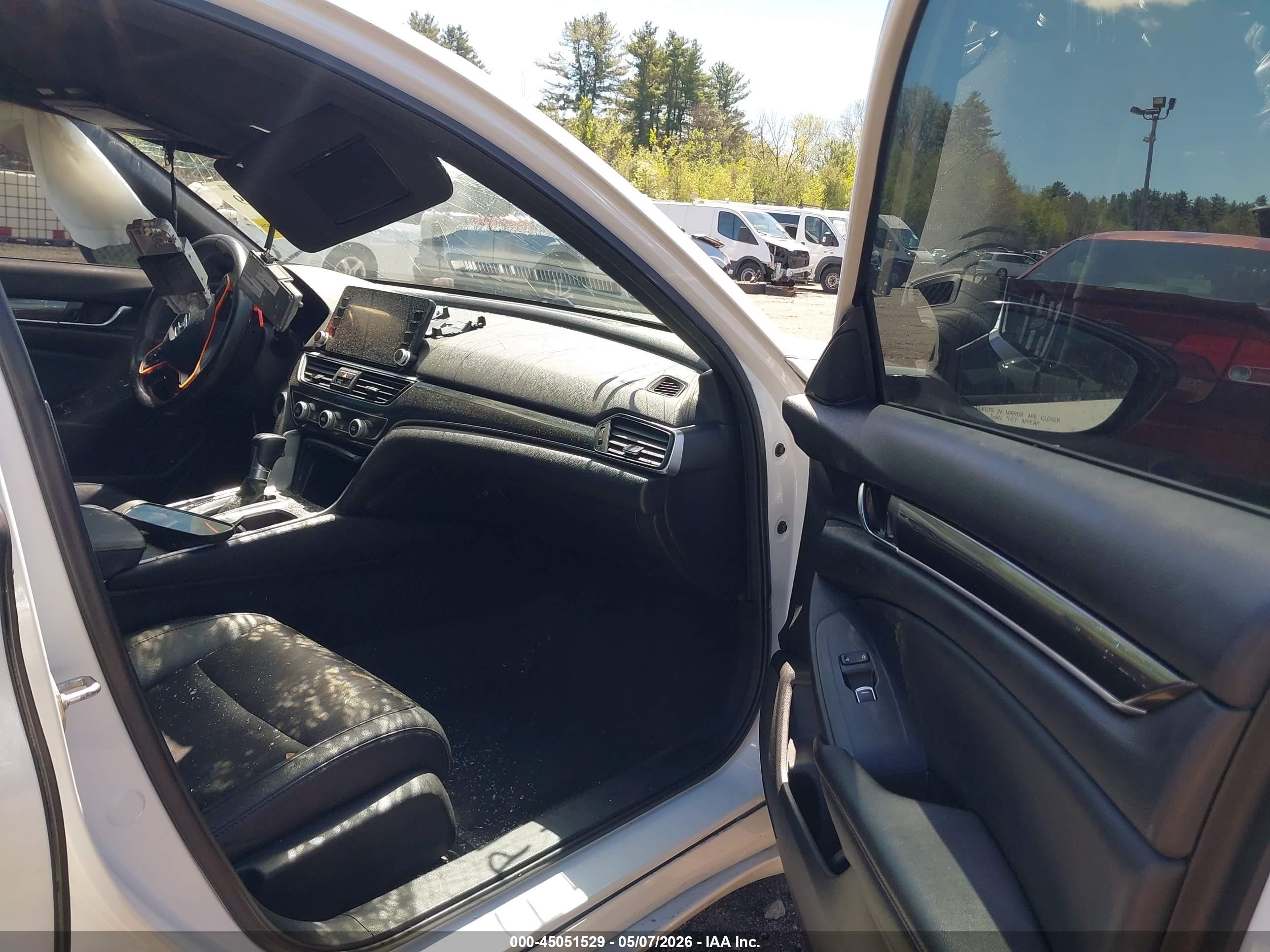 2020 Honda Accord Sport White vin: 1HGCV1F33LA119859