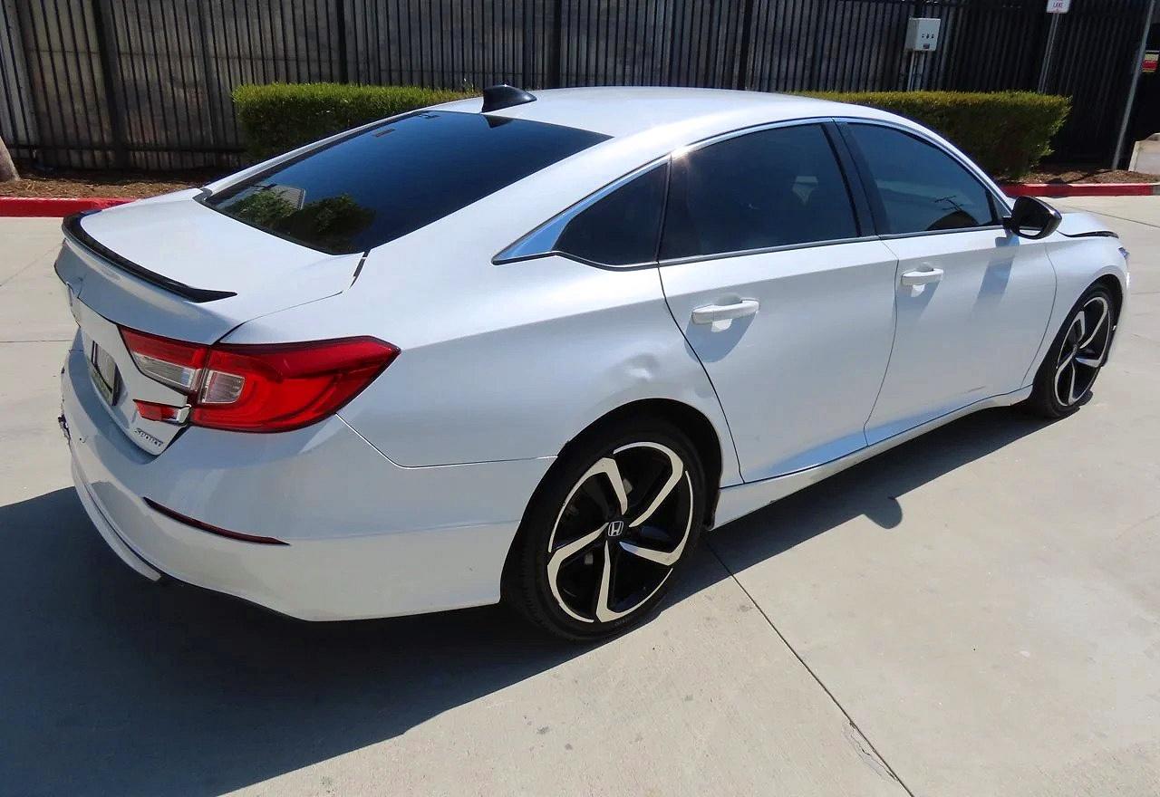 2021 Honda Accord Sport Белый vin: 1HGCV1F33MA072995