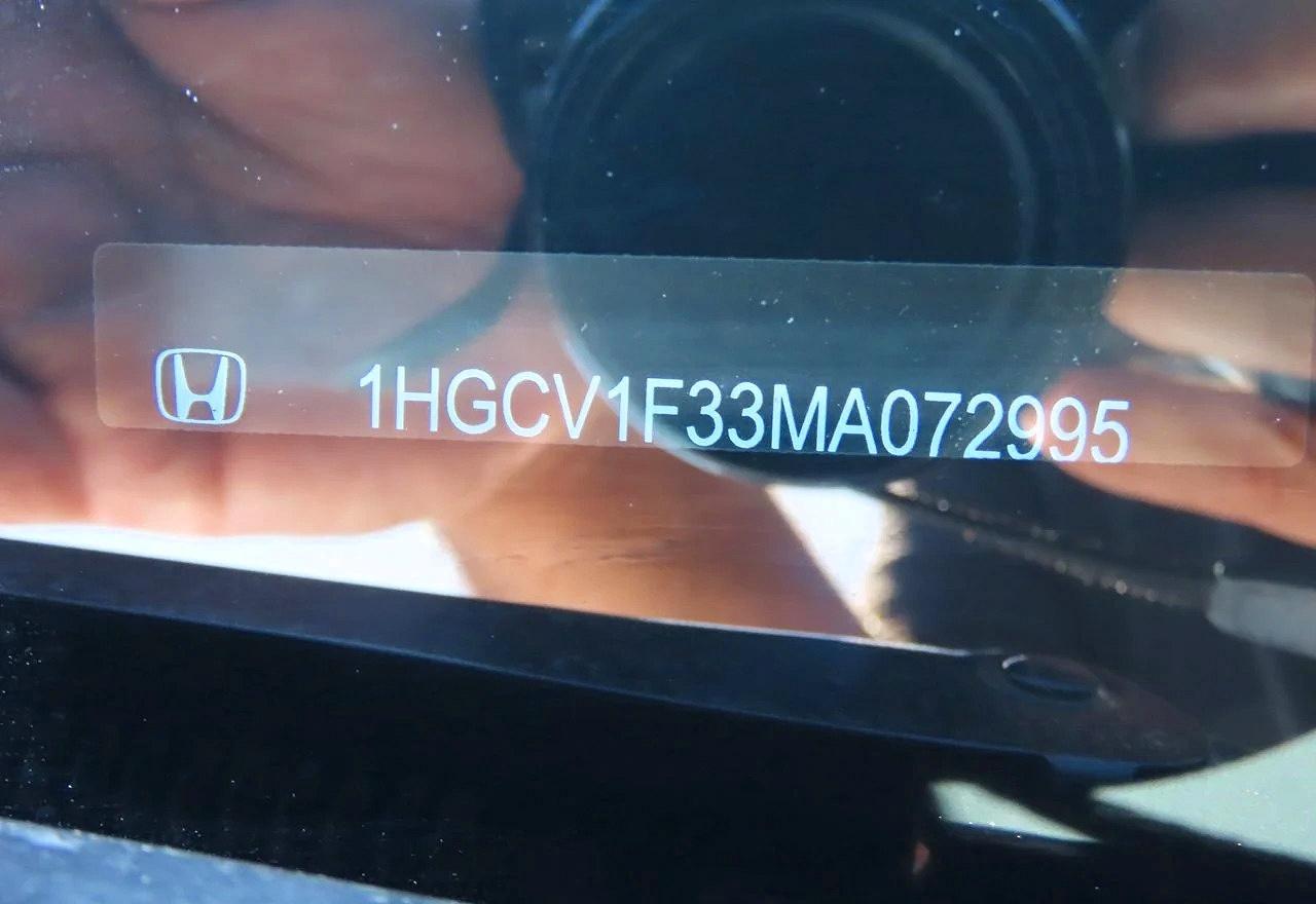 2021 Honda Accord Sport Белый vin: 1HGCV1F33MA072995