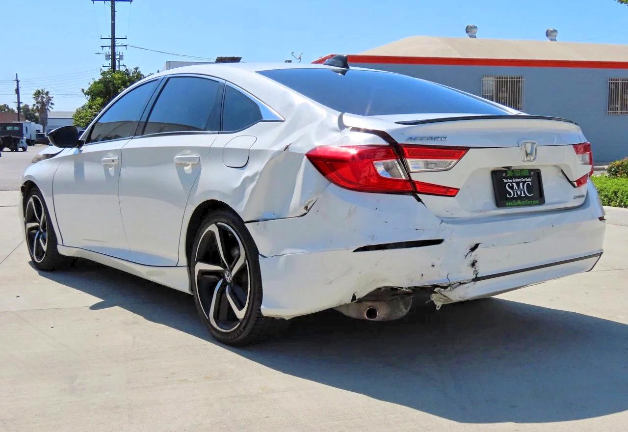2021 Honda Accord Sport Белый vin: 1HGCV1F33MA072995