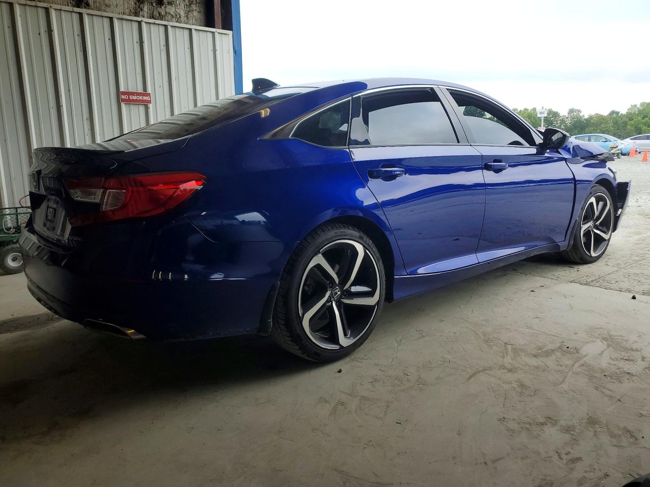 2022 Honda Accord Sport Blue vin: 1HGCV1F33NA060217