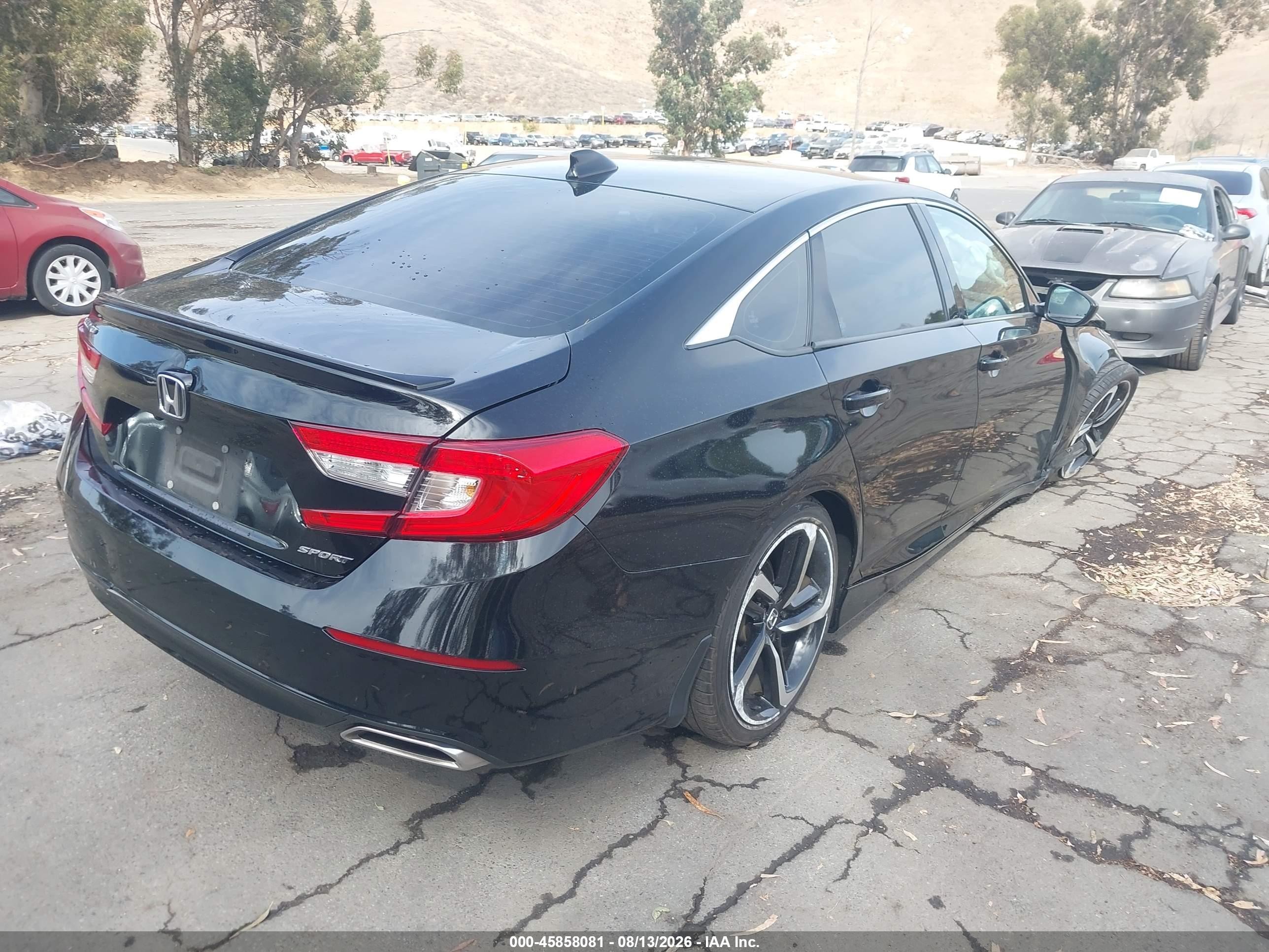 2022 Honda Accord Sport Black vin: 1HGCV1F33NA081746