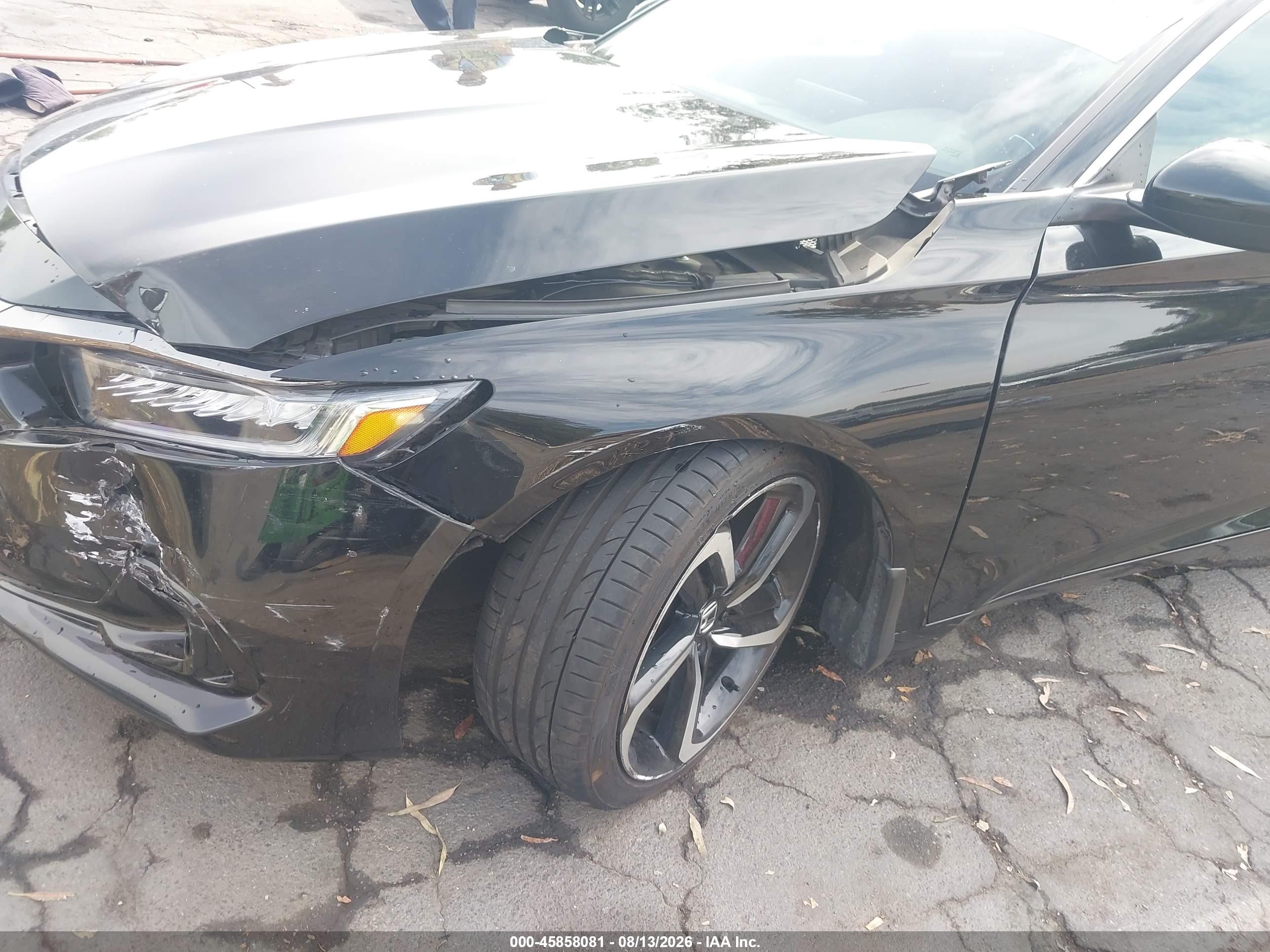 2022 Honda Accord Sport Black vin: 1HGCV1F33NA081746