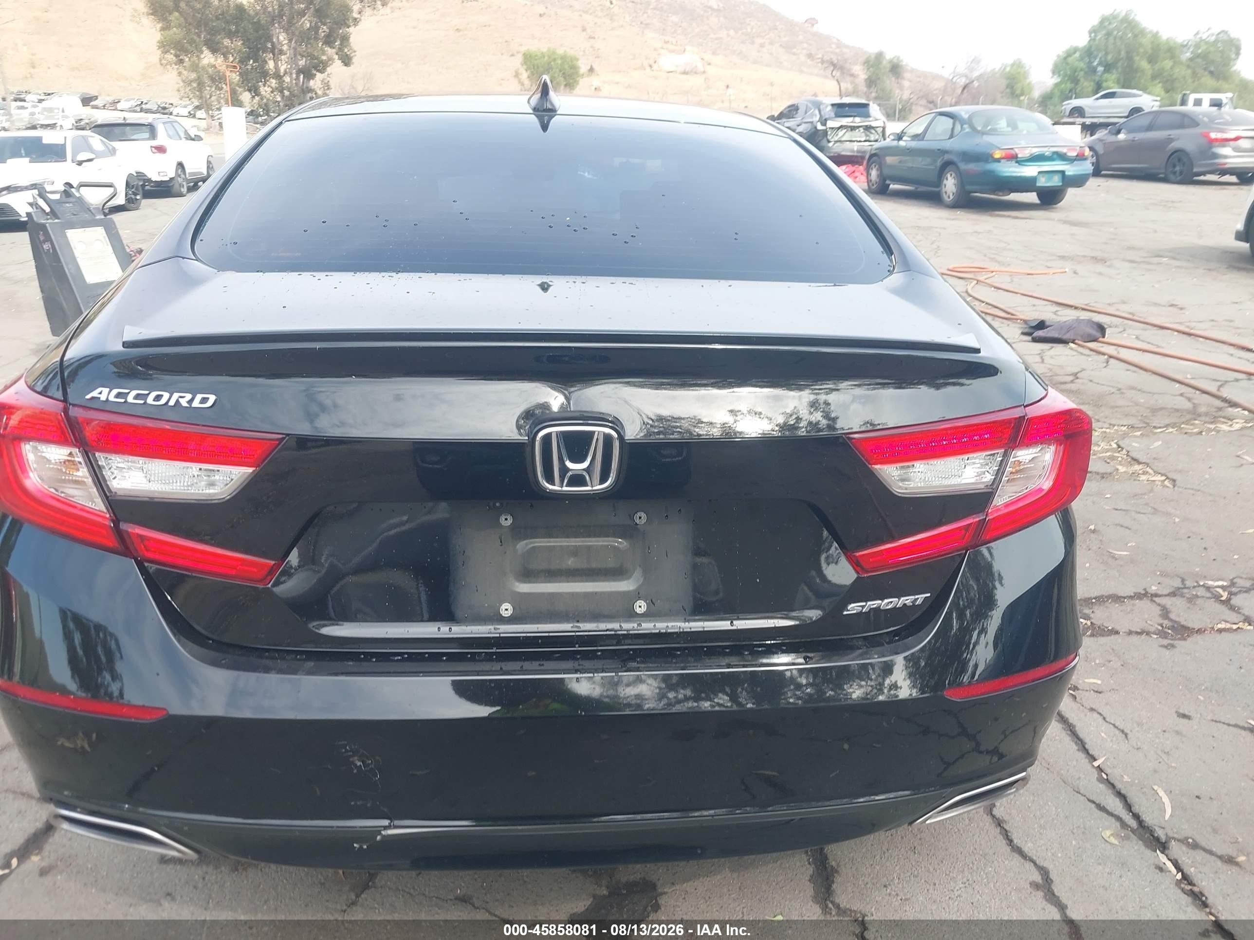 2022 Honda Accord Sport Black vin: 1HGCV1F33NA081746