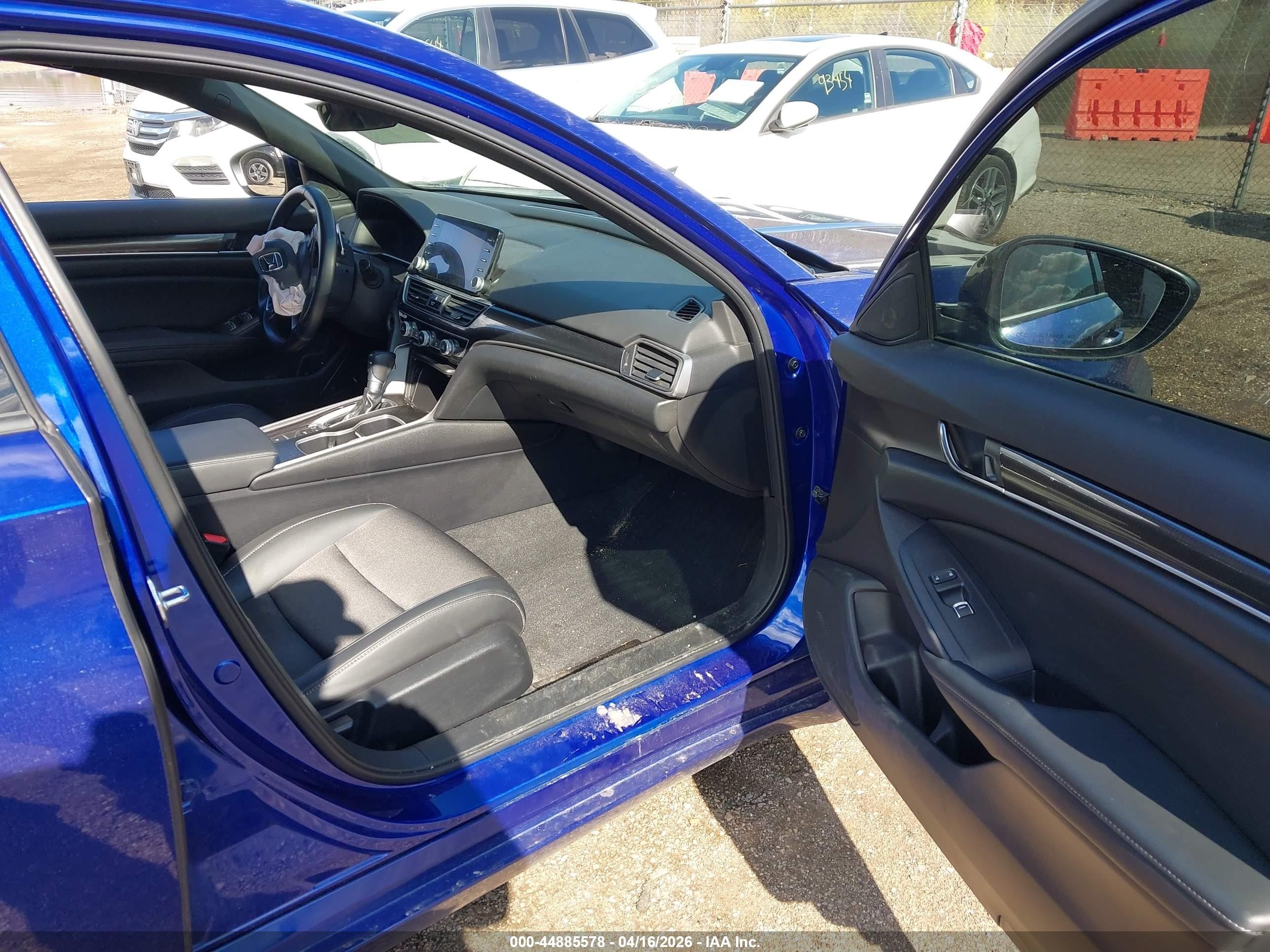 2022 Honda Accord Sport Blue vin: 1HGCV1F33NA090690
