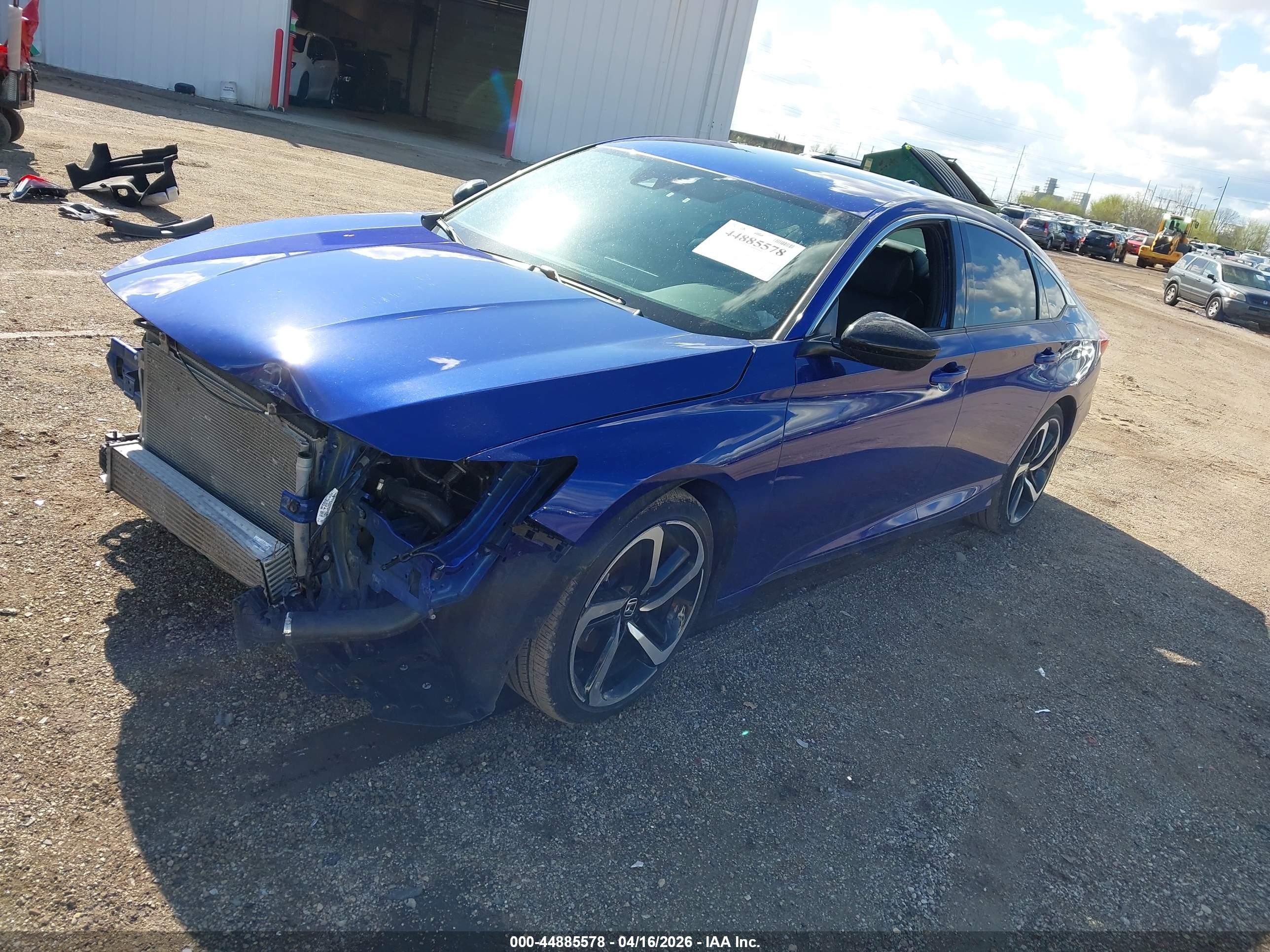 2022 Honda Accord Sport Blue vin: 1HGCV1F33NA090690