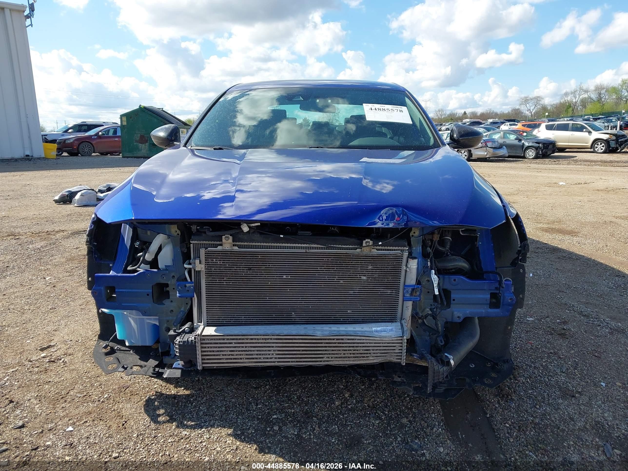 2022 Honda Accord Sport Blue vin: 1HGCV1F33NA090690
