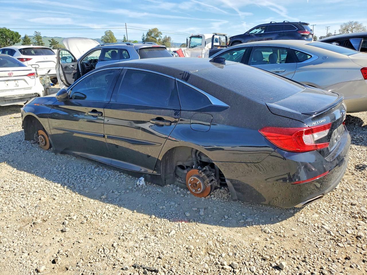 2022 Honda Accord Sport Black vin: 1HGCV1F33NA109657