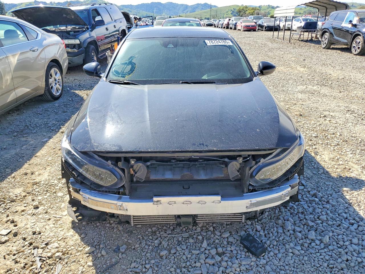 2022 Honda Accord Sport Black vin: 1HGCV1F33NA109657