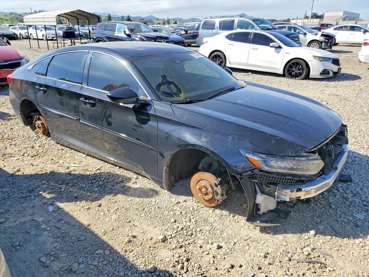 2022 Honda Accord Sport Black vin: 1HGCV1F33NA109657