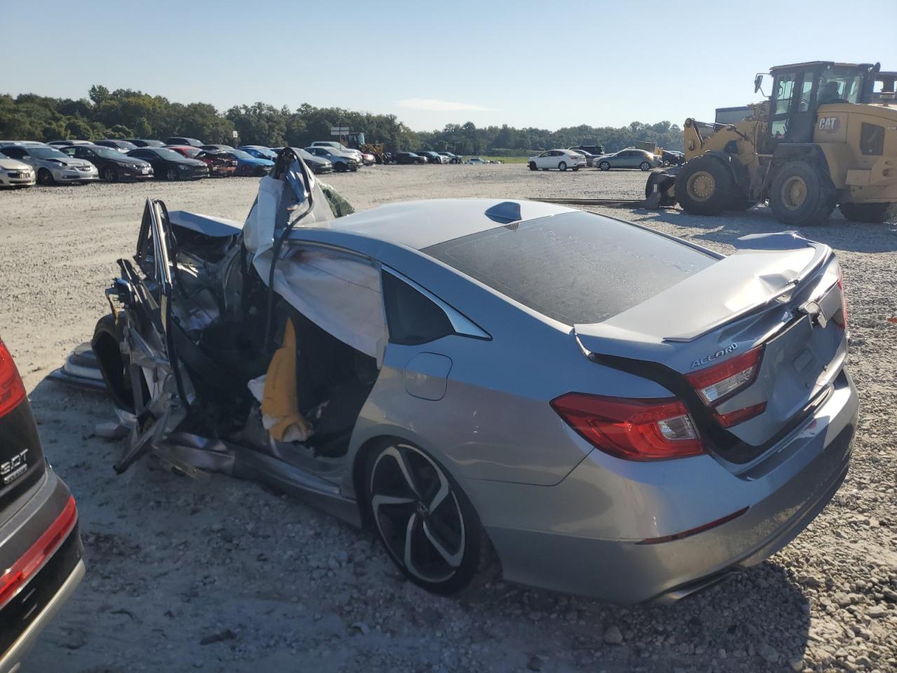 2019 Honda Accord Sport Silver vin: 1HGCV1F34KA041736