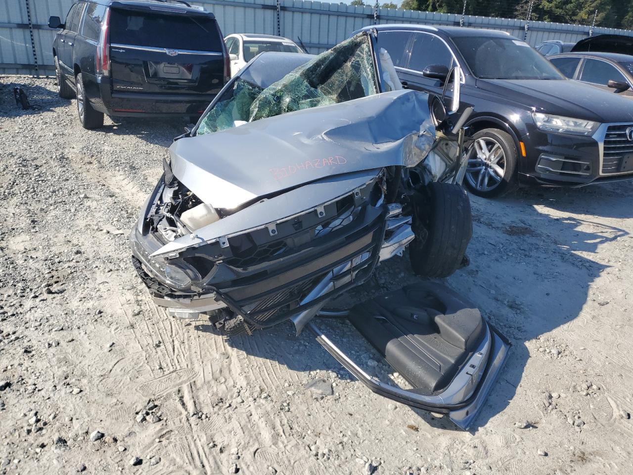 2019 Honda Accord Sport Silver vin: 1HGCV1F34KA041736