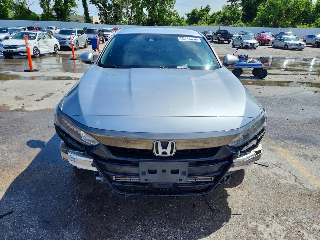 2019 Honda Accord Sport Серебряный vin: 1HGCV1F34KA105418