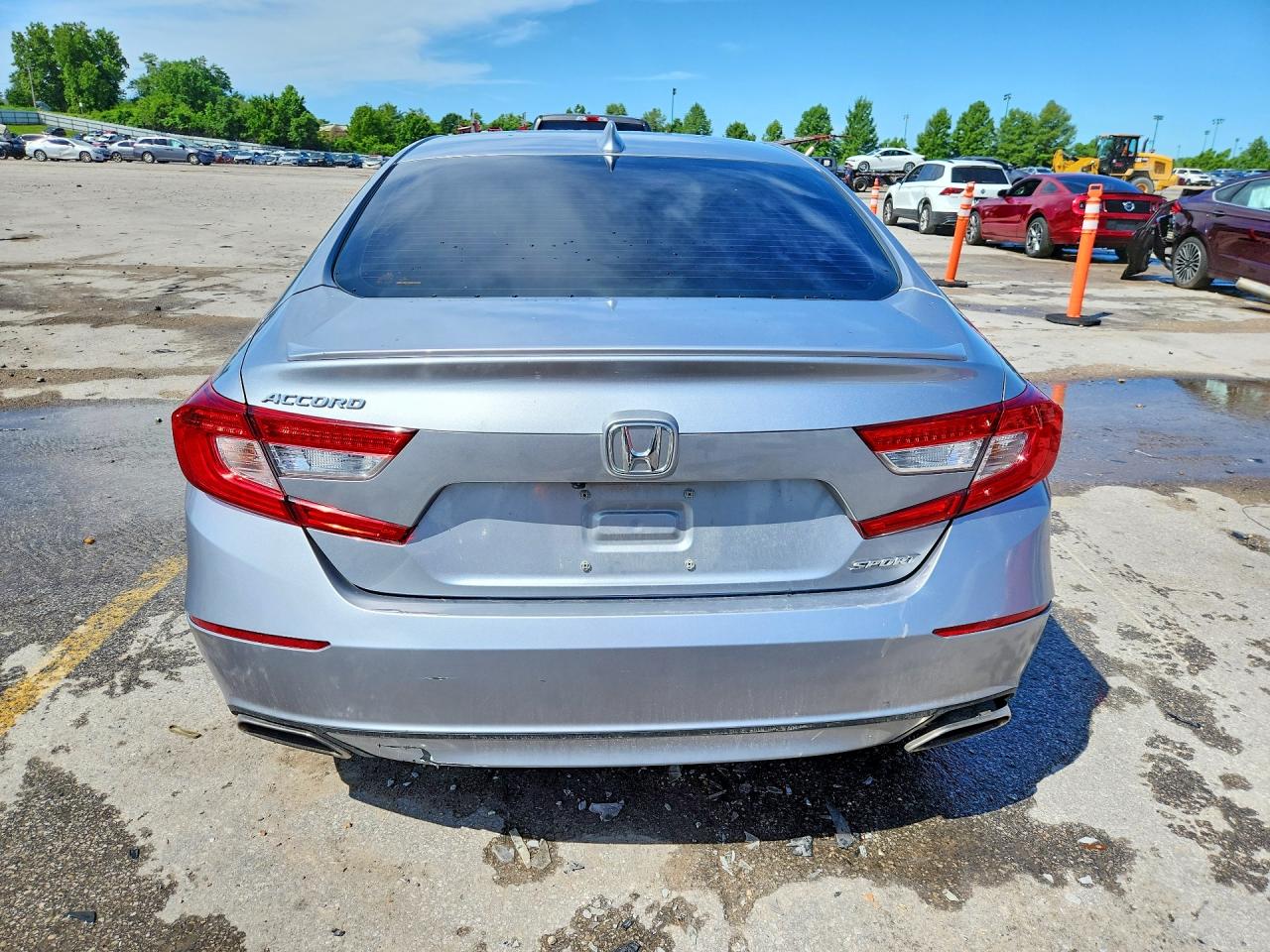 2019 Honda Accord Sport Серебряный vin: 1HGCV1F34KA105418